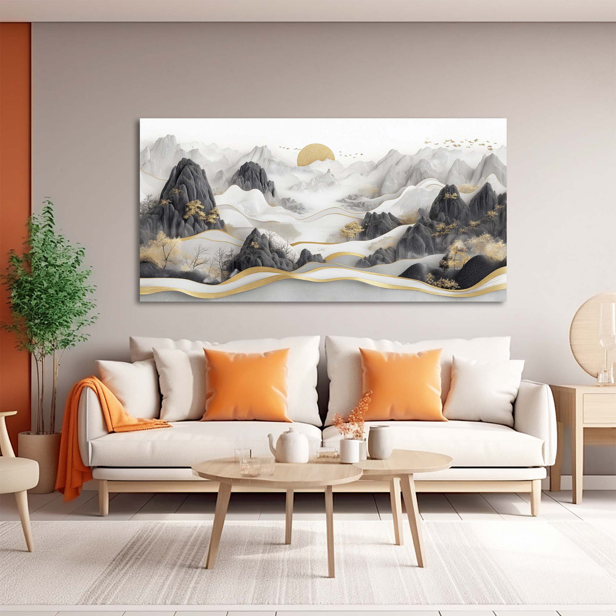 White Nature Wall Art Paintings Print Canvas Painting Prints Modern Artwork Office Living Room Over the Couch Bedroom Decor