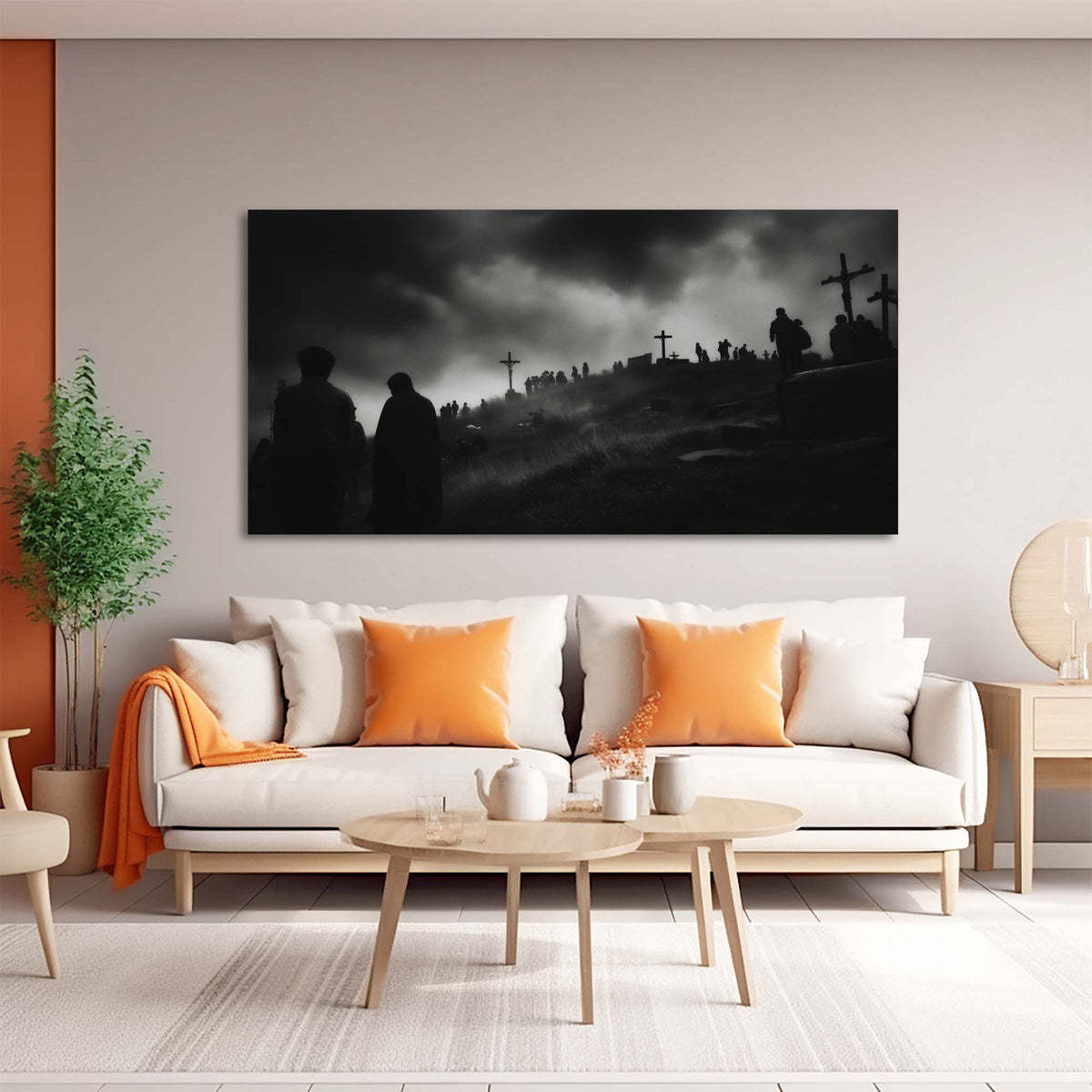 White Religious Wall Art Paintings Print Canvas Painting Prints Modern Artwork Office Living Room Over the Couch Bedroom Decor