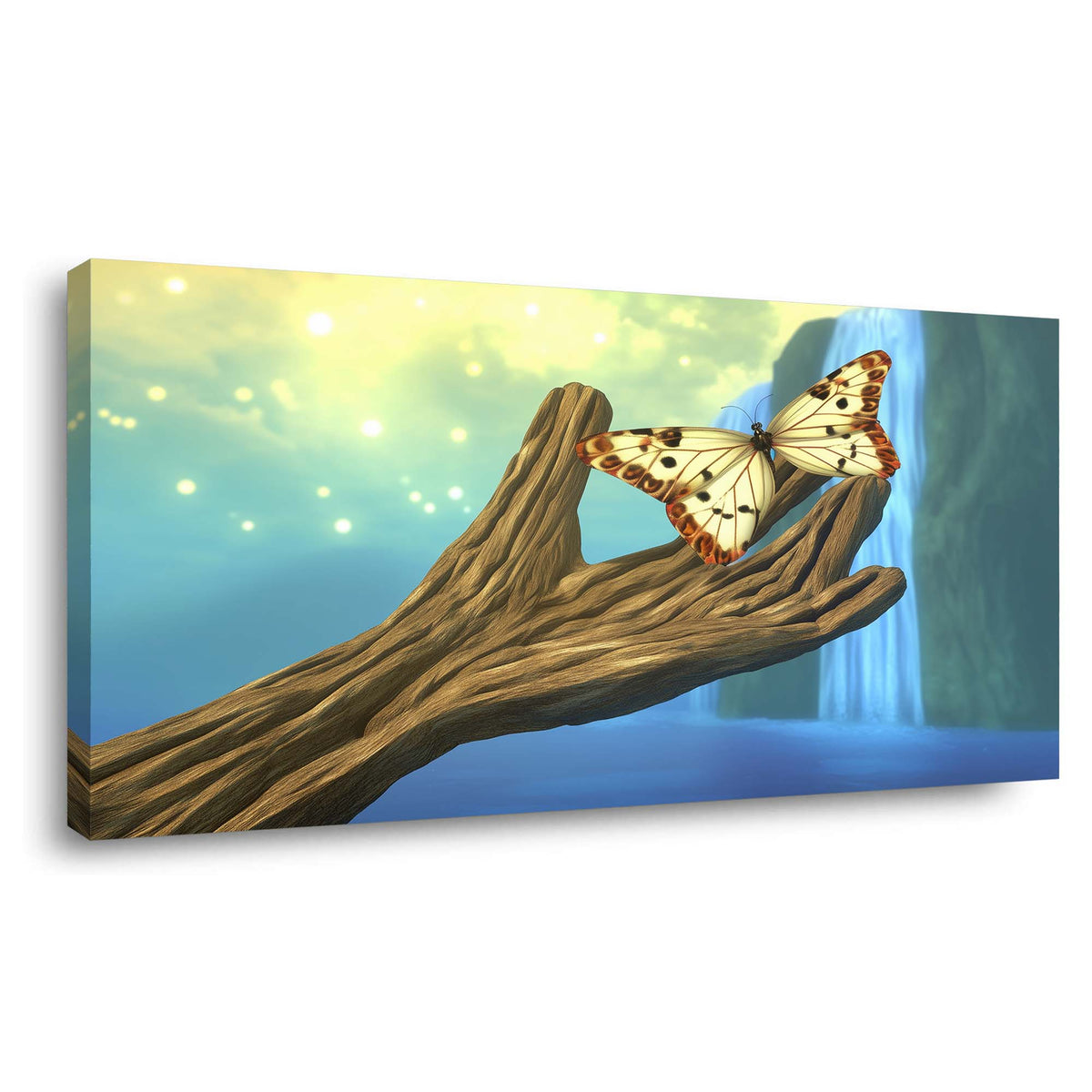 Navy Blue Fantasy Fairytale Wall Art Art Deco Painting Prints Canvas Artwork Living Room Family Bedroom Office Decor
