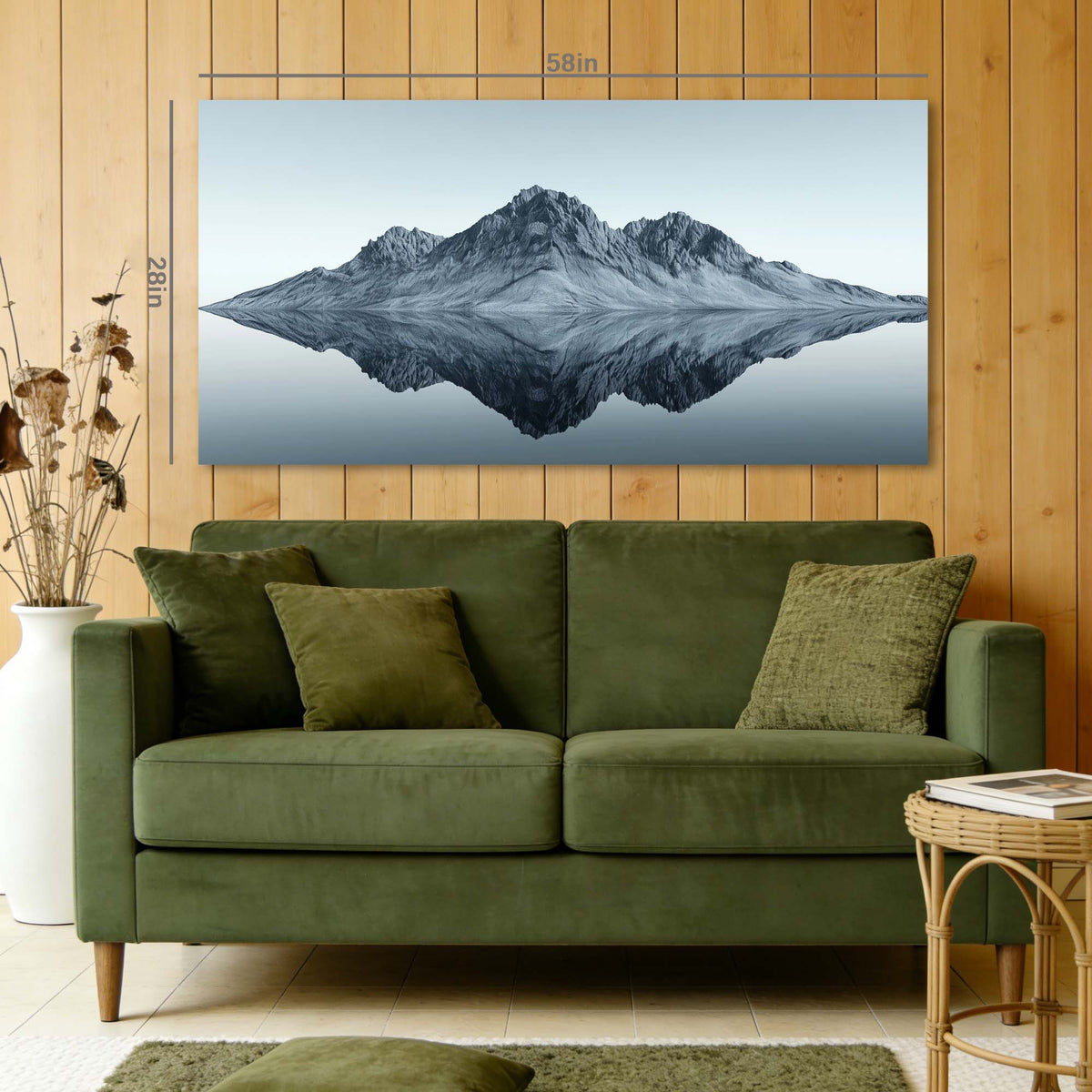 Red Nature Wall Art for Living Room Canvas Painting Prints Art Deco Artwork Office Bedroom Decor