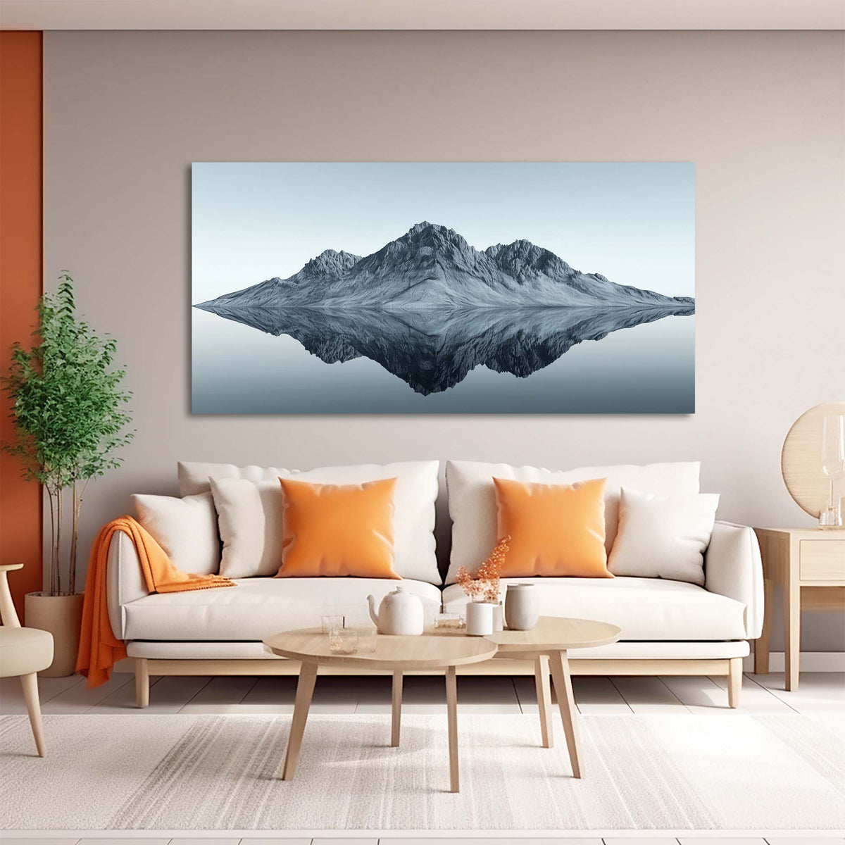 Red Nature Wall Art for Living Room Canvas Painting Prints Art Deco Artwork Office Bedroom Decor