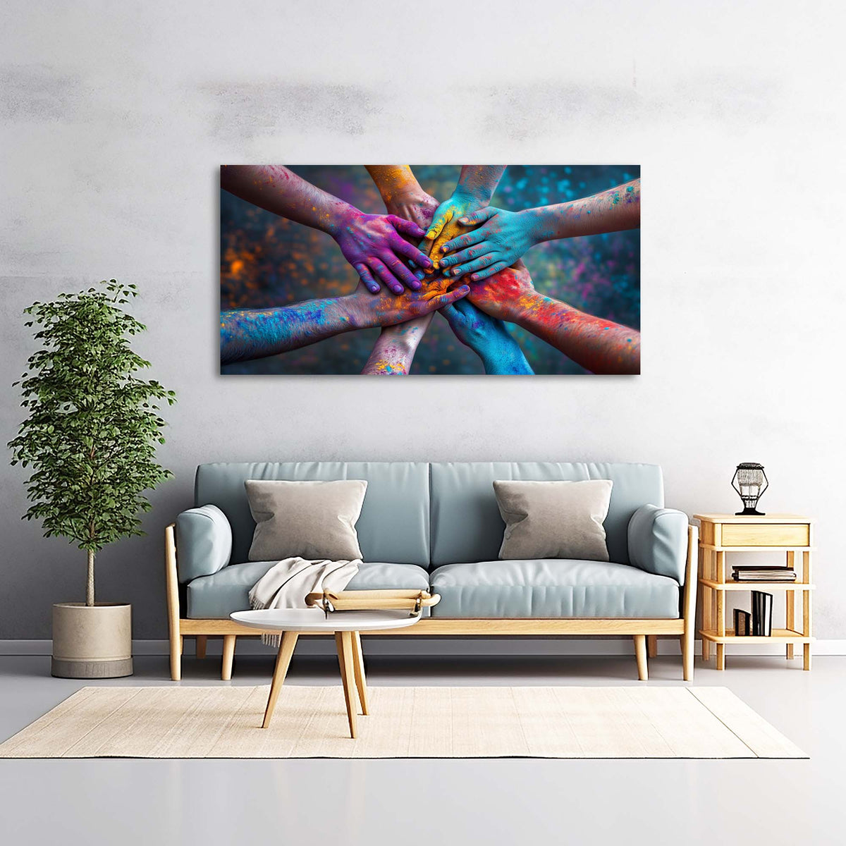 Navy Blue Abstract Abstract Canvas Wall Art for Living Room Prints Artwork Bedroom Office Decor