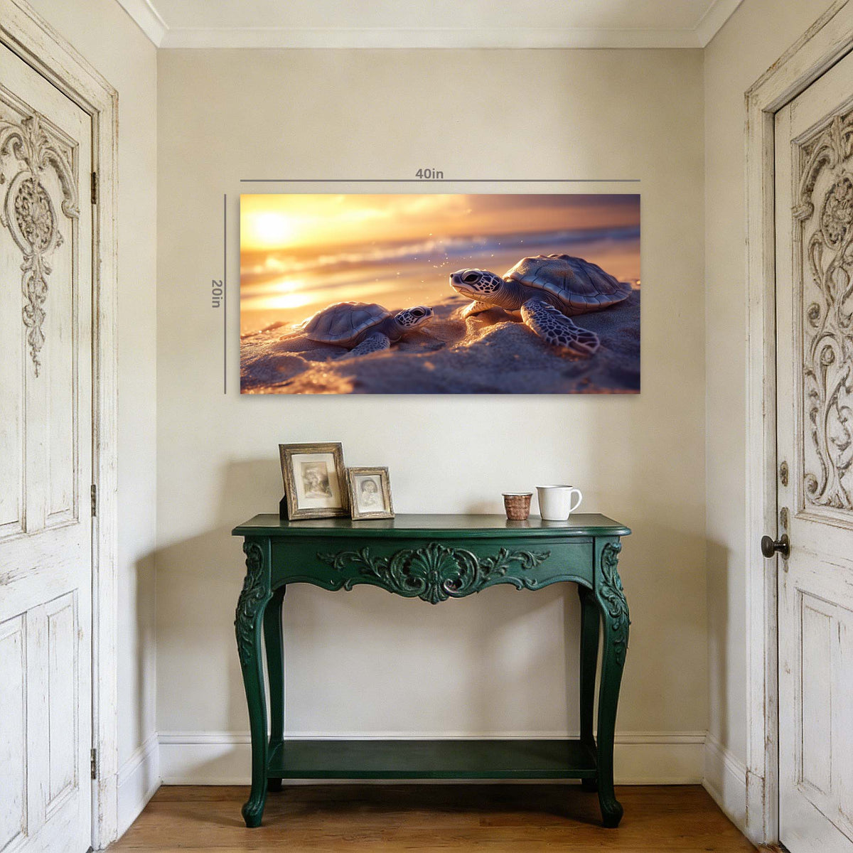 Gold Coastal Animals Wall Art Canvas Painting Prints Artwor Office Bedroom Living Room Decor