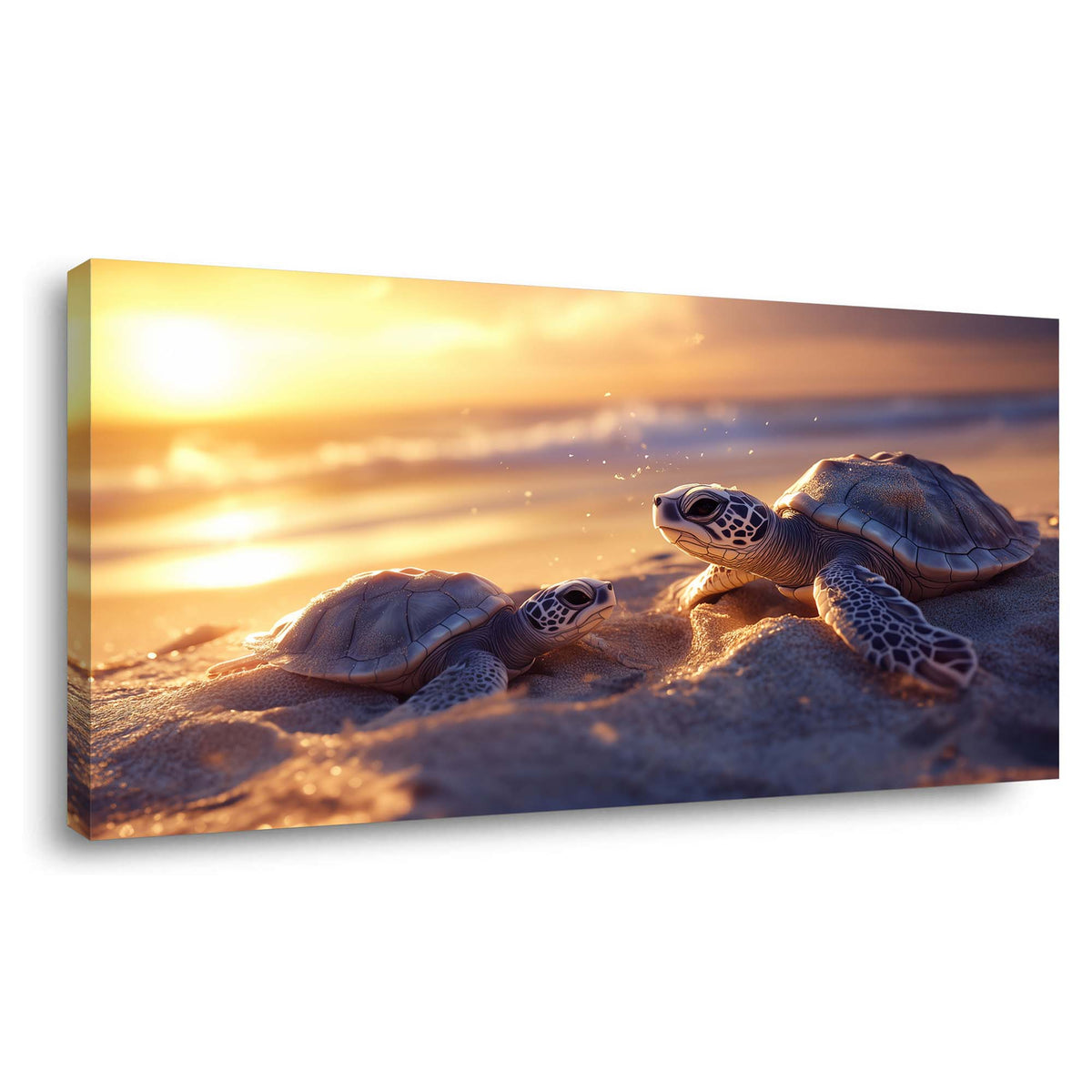 Gold Coastal Animals Wall Art Canvas Painting Prints Artwor Office Bedroom Living Room Decor