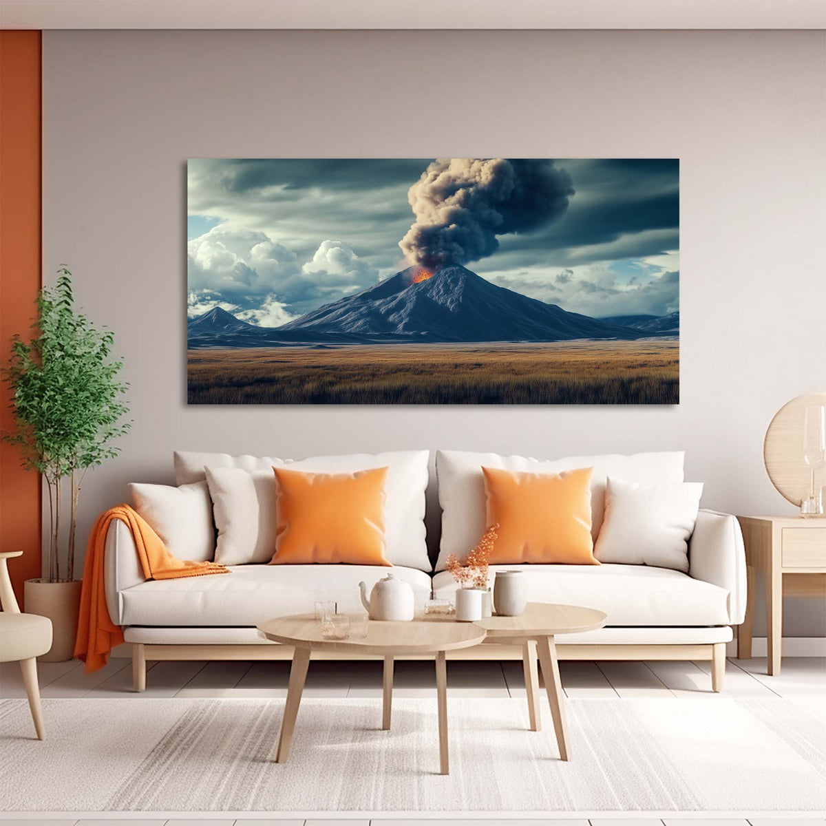 Navy Blue Nature Wall Art for Living Room Canvas Painting Prints Art Deco Artwork Office Bedroom Decor