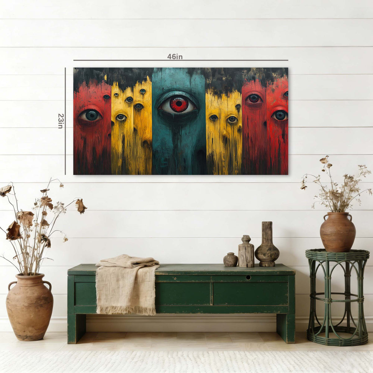 Blue Abstract Wall Art for Living Room Canvas Painting Prints Art Deco Artwork Office Bedroom Decor