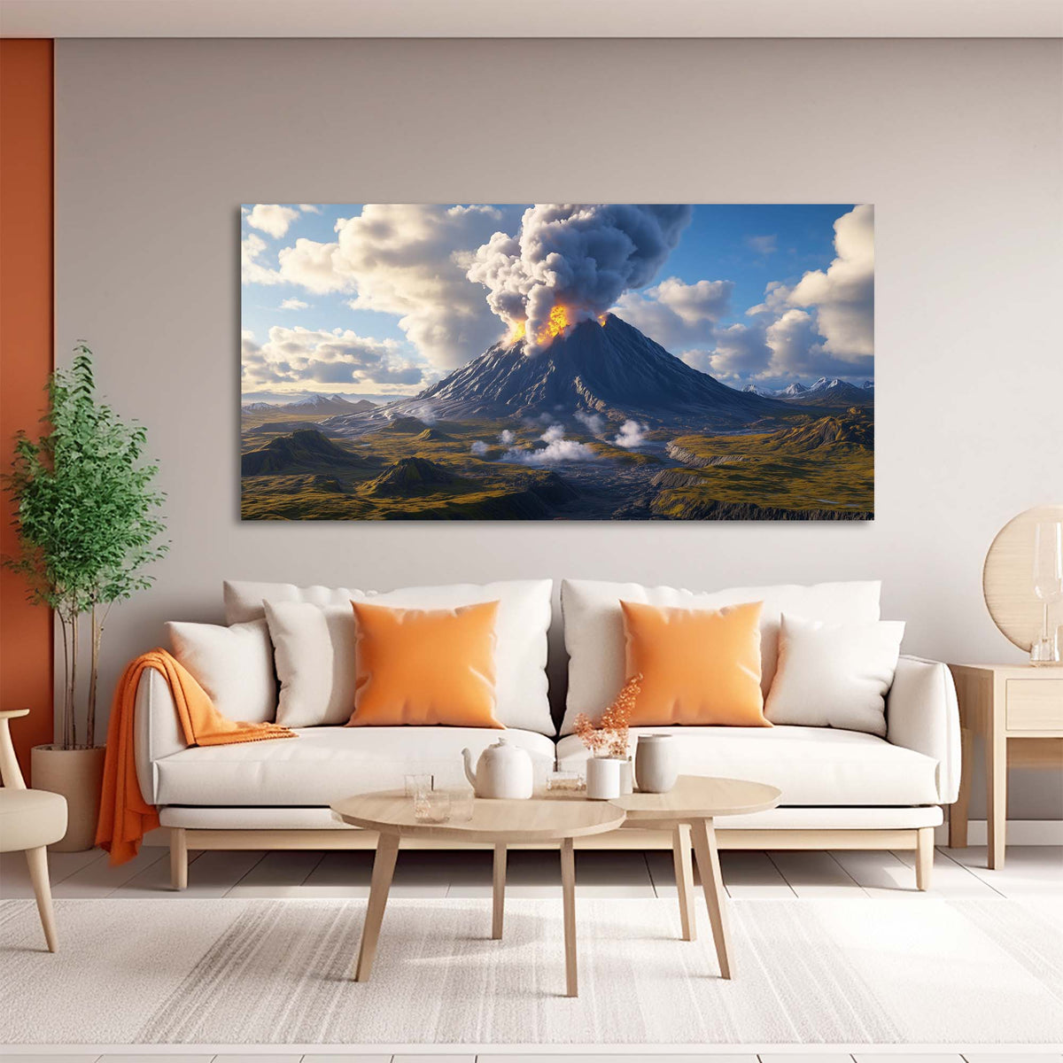 Navy Blue Nature Wall Art for Living Room Canvas Painting Prints Art Deco Artwork Office Bedroom Decor