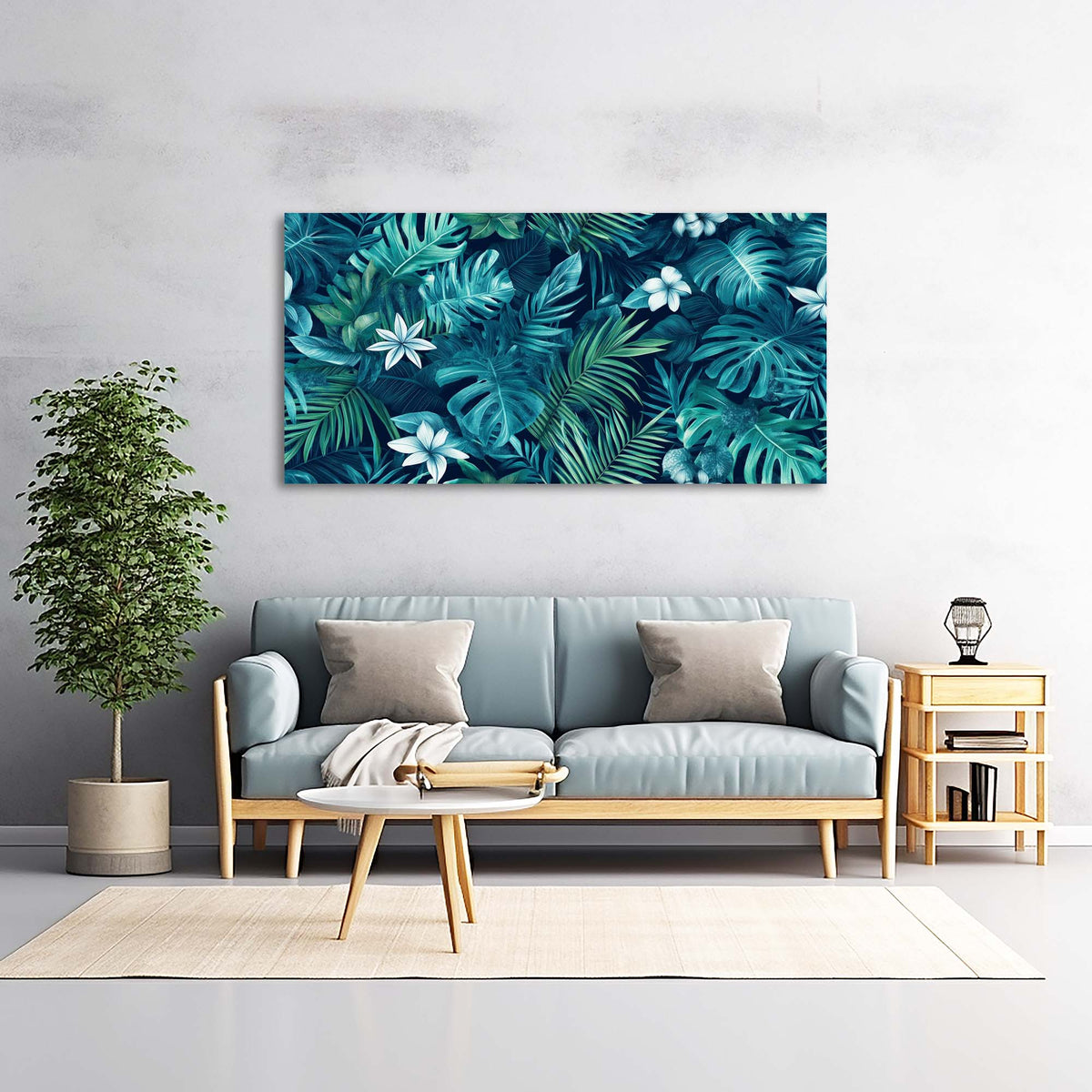 Gold Floral Wall Art for Living Room Canvas Painting Prints Art Deco Artwork Office Bedroom Decor