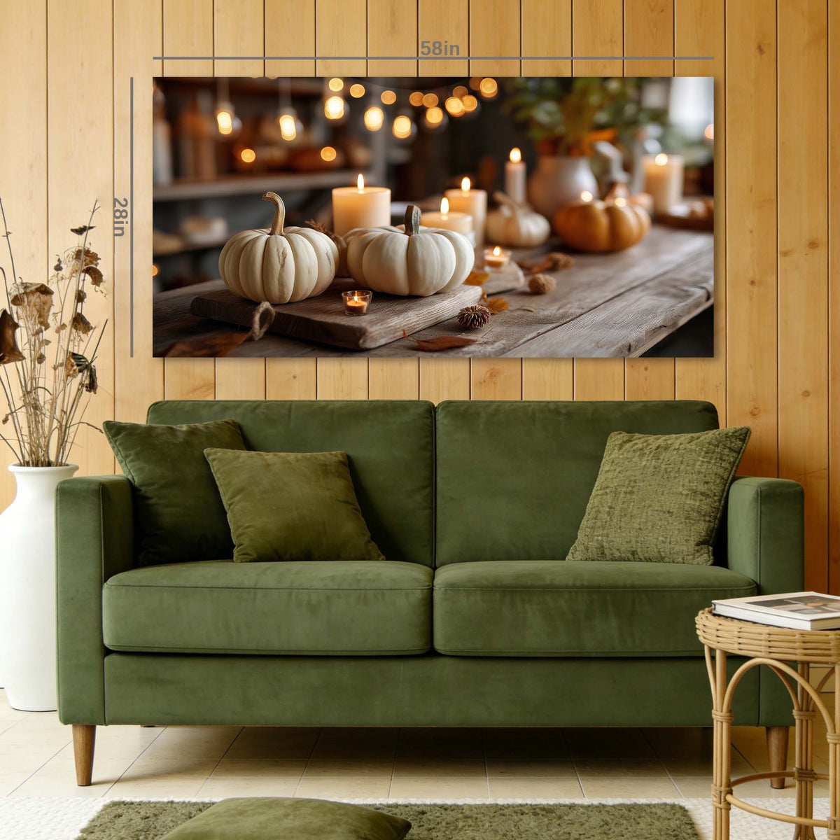 White Rustic Nature Canvas Wall Art for Living Room Prints Artwork Bedroom Office Decor