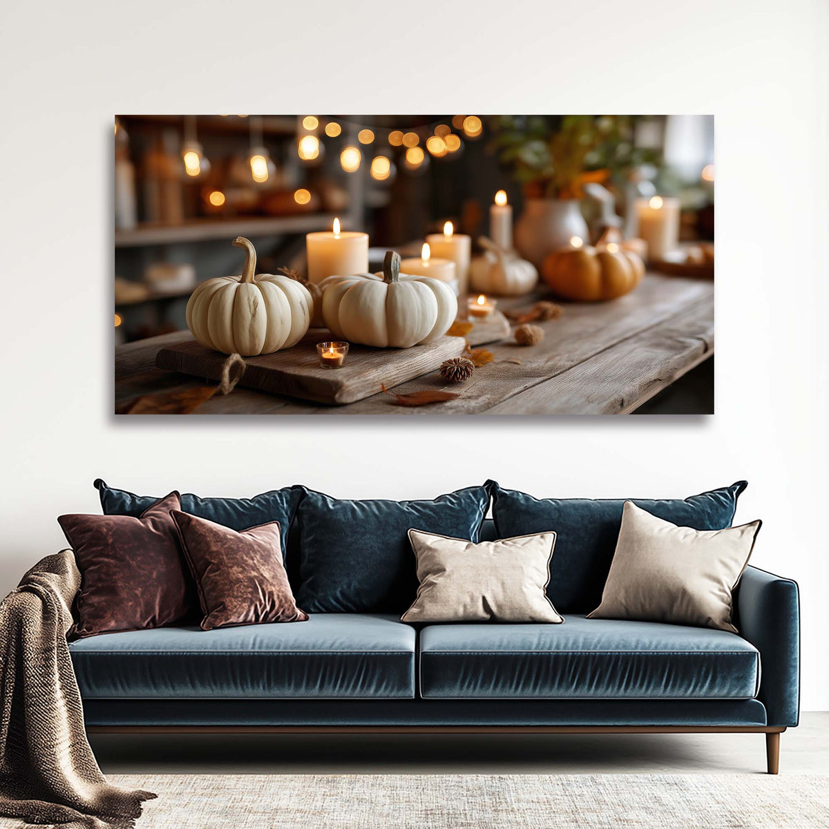 White Rustic Nature Canvas Wall Art for Living Room Prints Artwork Bedroom Office Decor