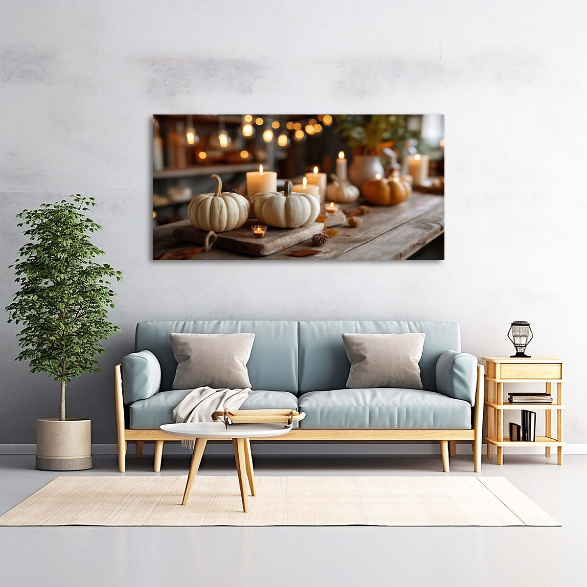 White Rustic Nature Canvas Wall Art for Living Room Prints Artwork Bedroom Office Decor