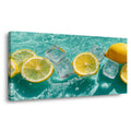 Lemon Yellow Tropical Nature Canvas Wall Art for Living Room Prints Artwork Bedroom Office Decor