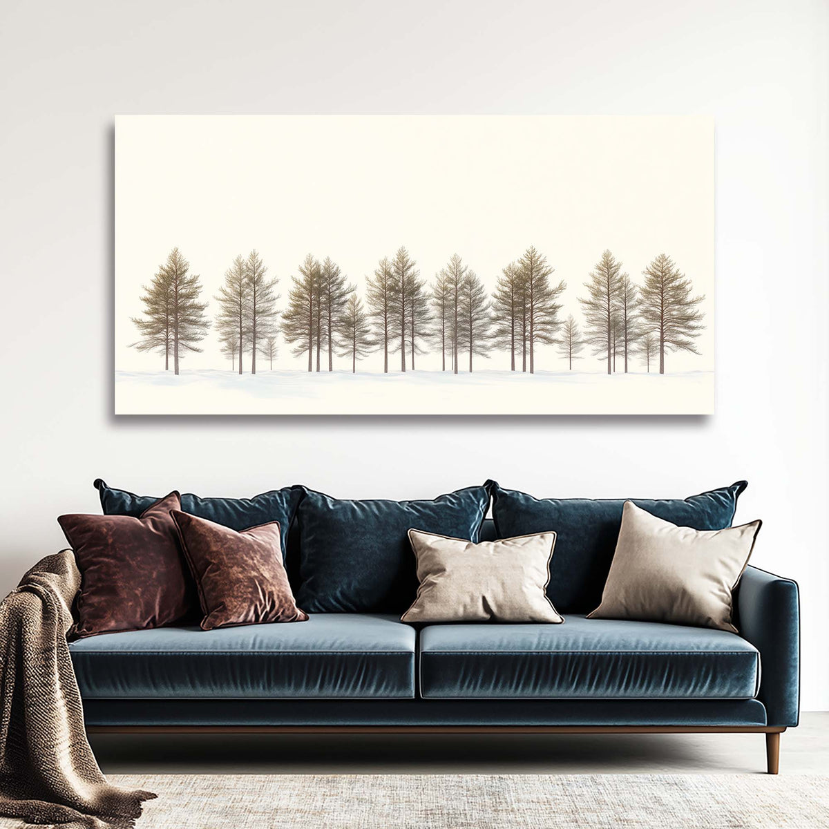 White Nature Wall Art Paintings Print Canvas Painting Prints Modern Artwork Office Living Room Over the Couch Bedroom Decor