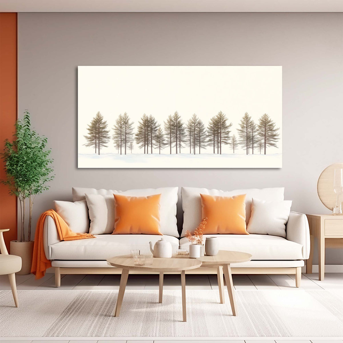 White Nature Wall Art Paintings Print Canvas Painting Prints Modern Artwork Office Living Room Over the Couch Bedroom Decor