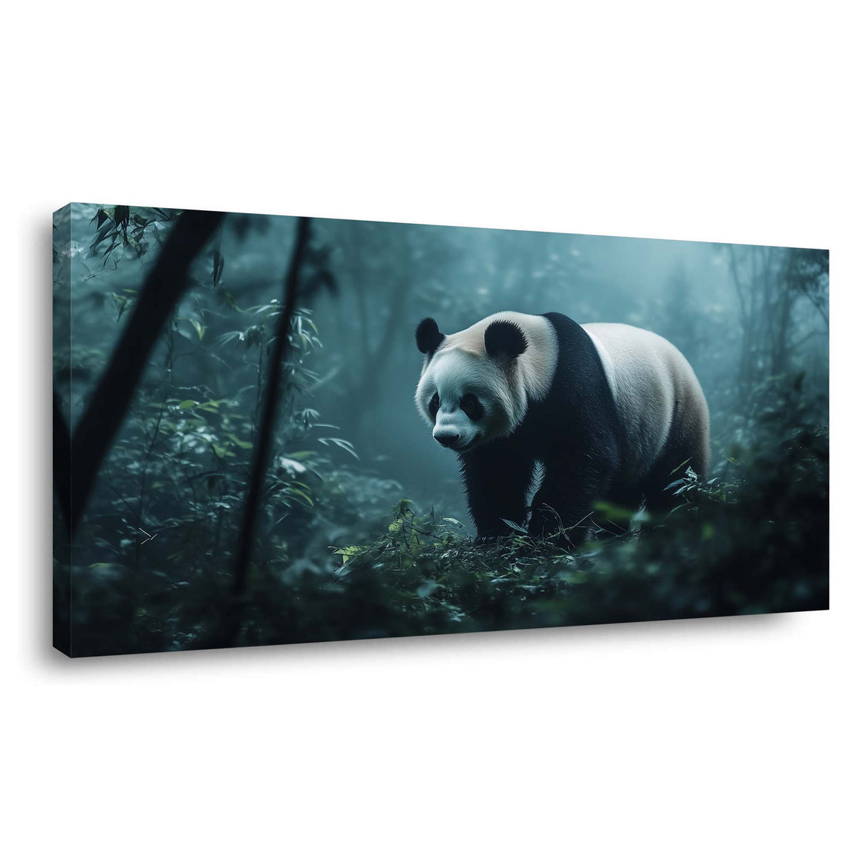 Navy Blue Wildlife Animals Wall Art Art Deco Painting Prints Canvas Artwork Living Room Family Bedroom Office Decor
