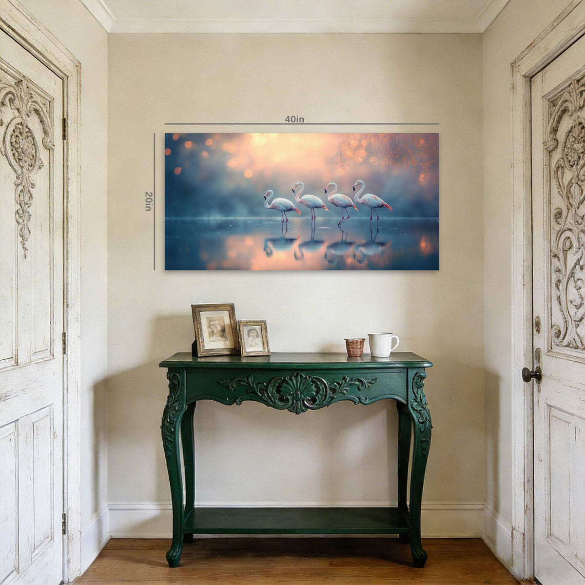 Navy Blue Birds Wall Art Paintings Print Canvas Painting Prints Modern Artwork Office Living Room Over the Couch Bedroom Decor