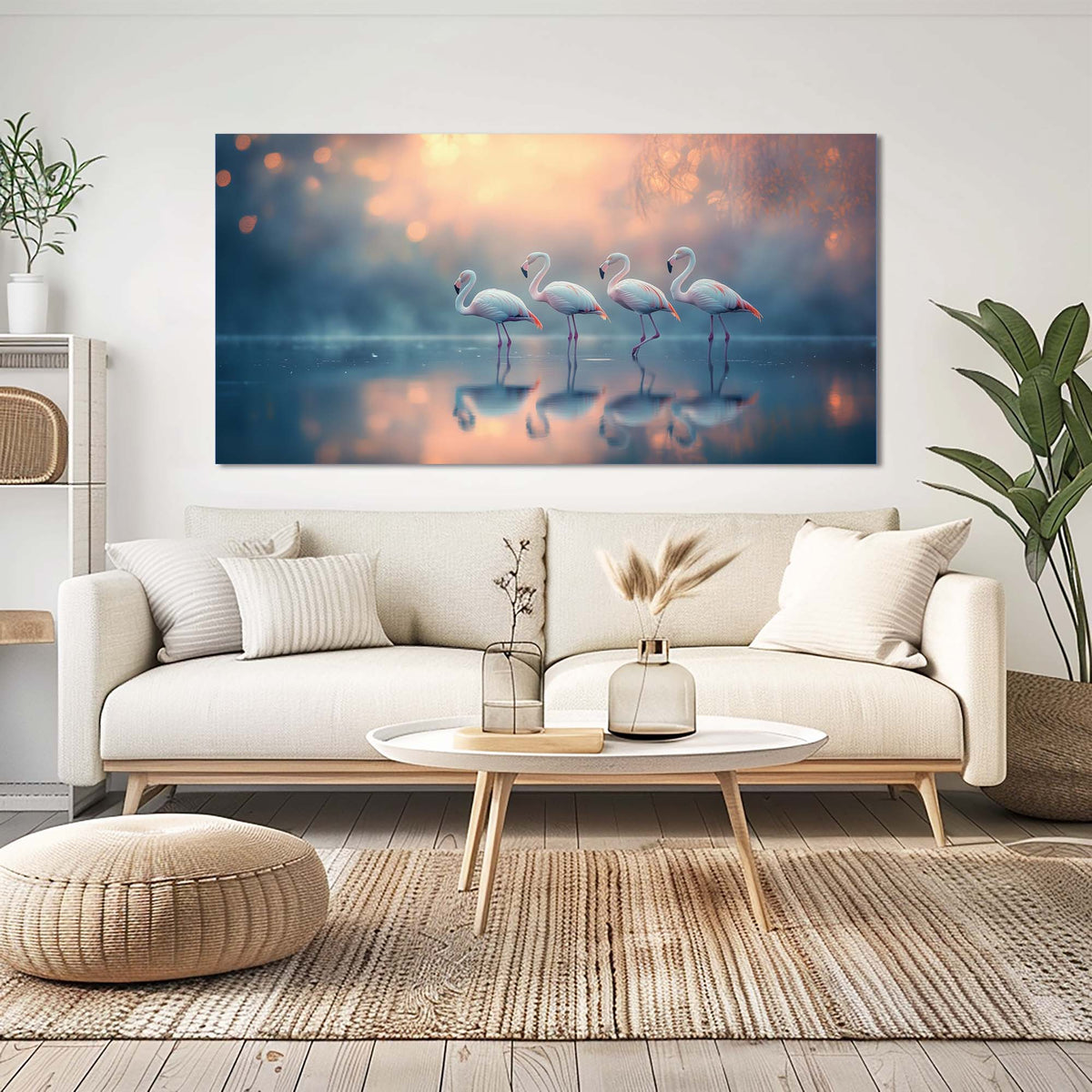 Navy Blue Birds Wall Art Paintings Print Canvas Painting Prints Modern Artwork Office Living Room Over the Couch Bedroom Decor