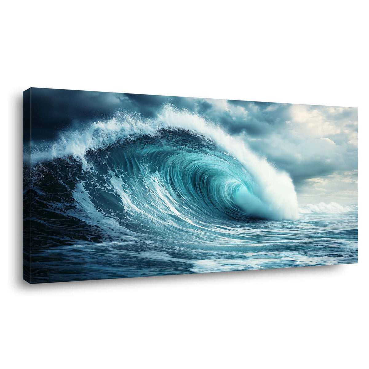 Navy Blue Nature Wall Art Paintings Print Canvas Painting Prints Modern Artwork Office Living Room Over the Couch Bedroom Decor