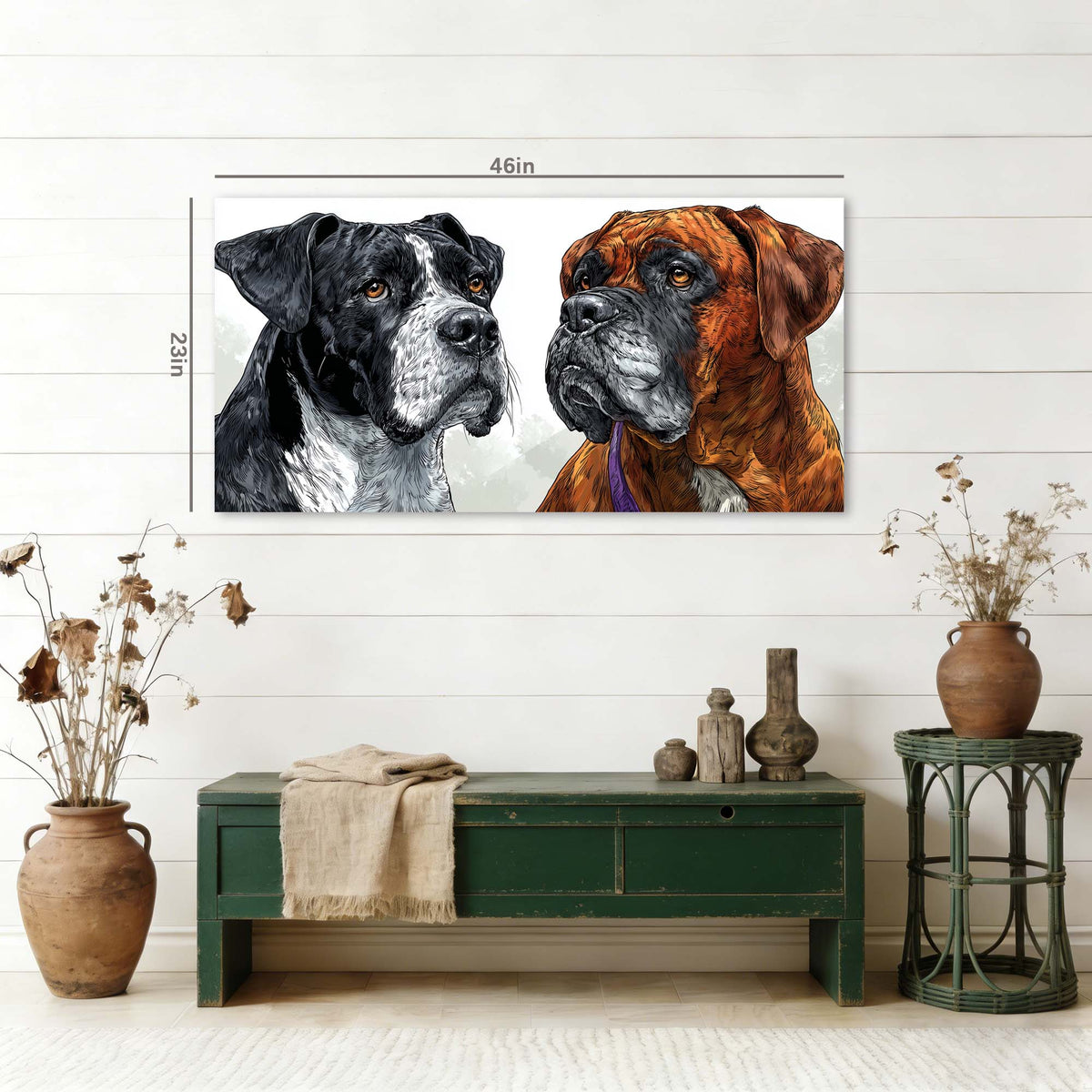 Black Animals Wall Art for Living Room Canvas Painting Prints Art Deco Artwork Office Bedroom Decor