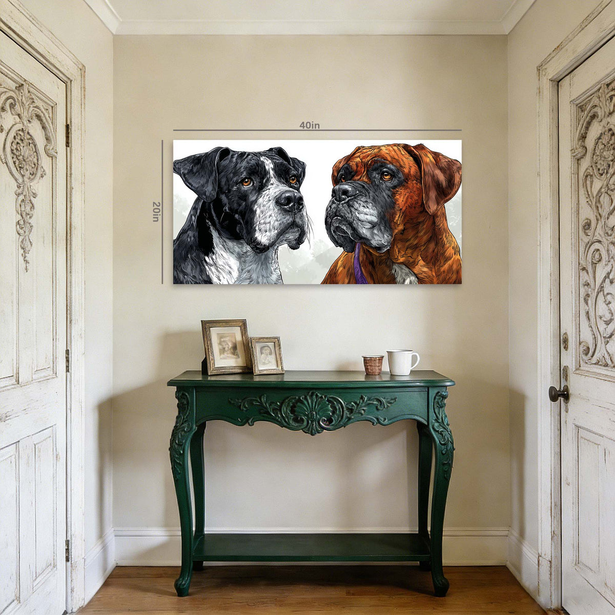 Black Animals Wall Art for Living Room Canvas Painting Prints Art Deco Artwork Office Bedroom Decor
