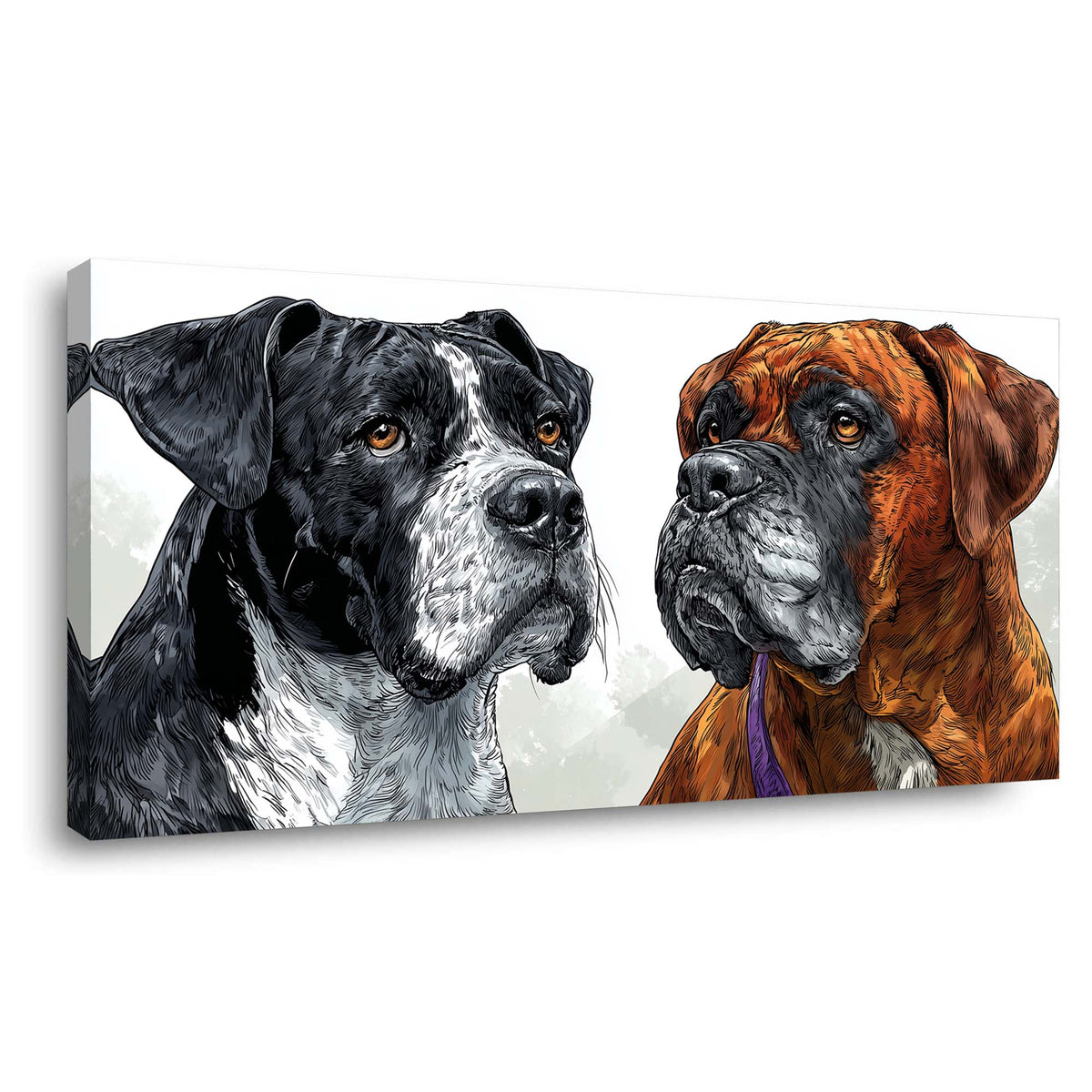 Black Animals Wall Art for Living Room Canvas Painting Prints Art Deco Artwork Office Bedroom Decor