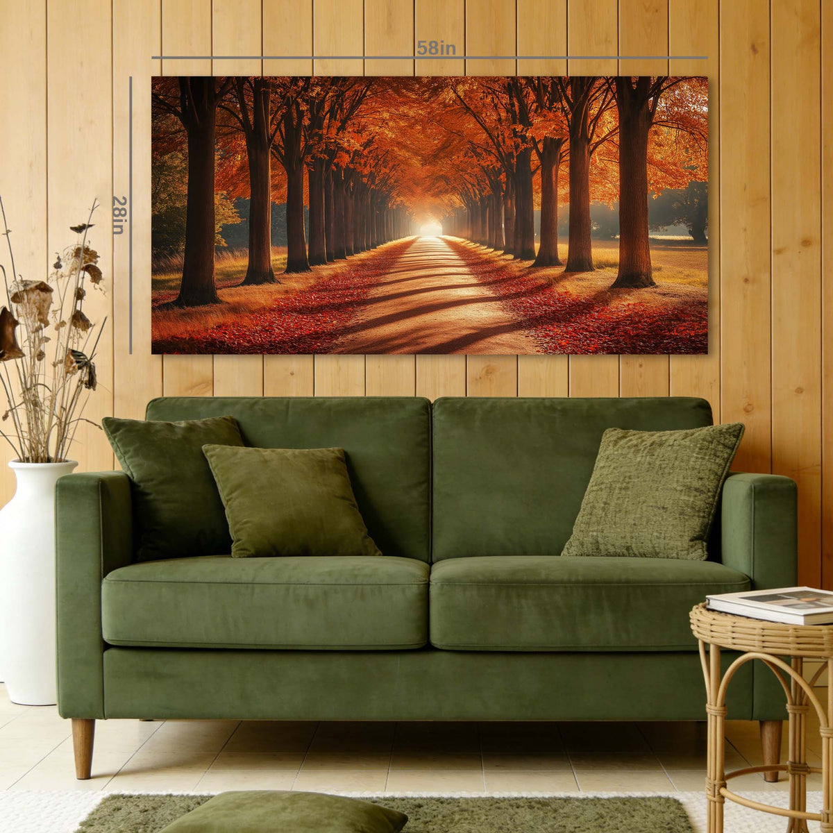 Khaki Fantasy Nature Wall Art Canvas Painting Prints Artwor Office Bedroom Living Room Decor