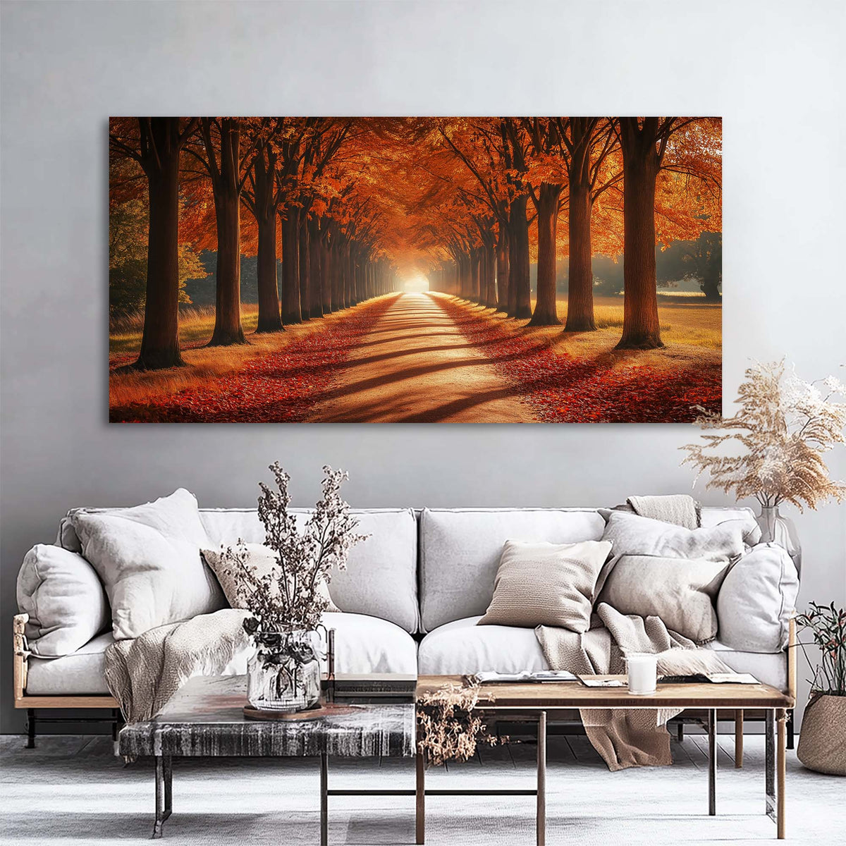 Khaki Fantasy Nature Wall Art Canvas Painting Prints Artwor Office Bedroom Living Room Decor