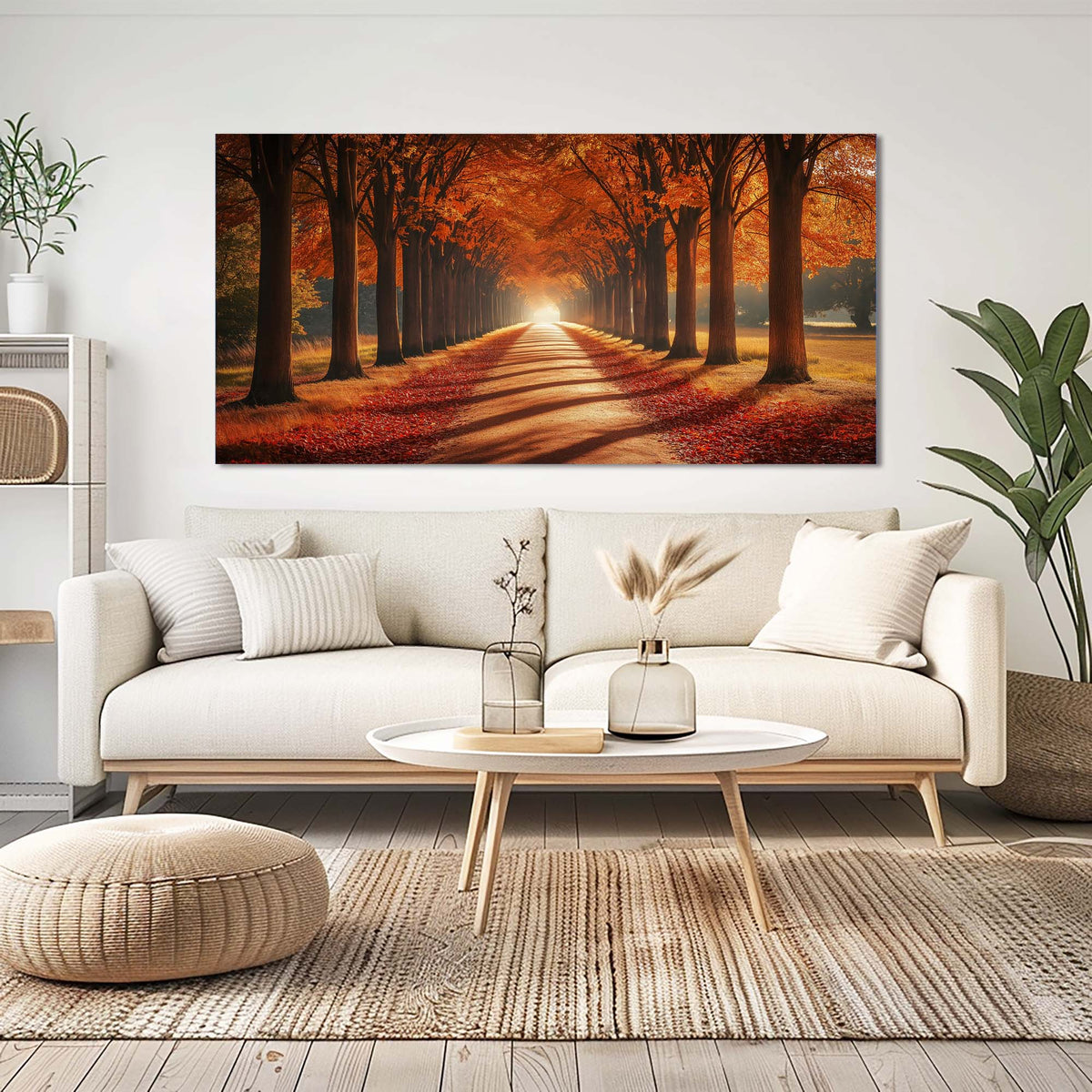Khaki Fantasy Nature Wall Art Canvas Painting Prints Artwor Office Bedroom Living Room Decor