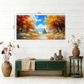 Blue Pretty Nature Wall Art for Living Room Canvas Painting Prints Artwork Family Bedroom Office Decor