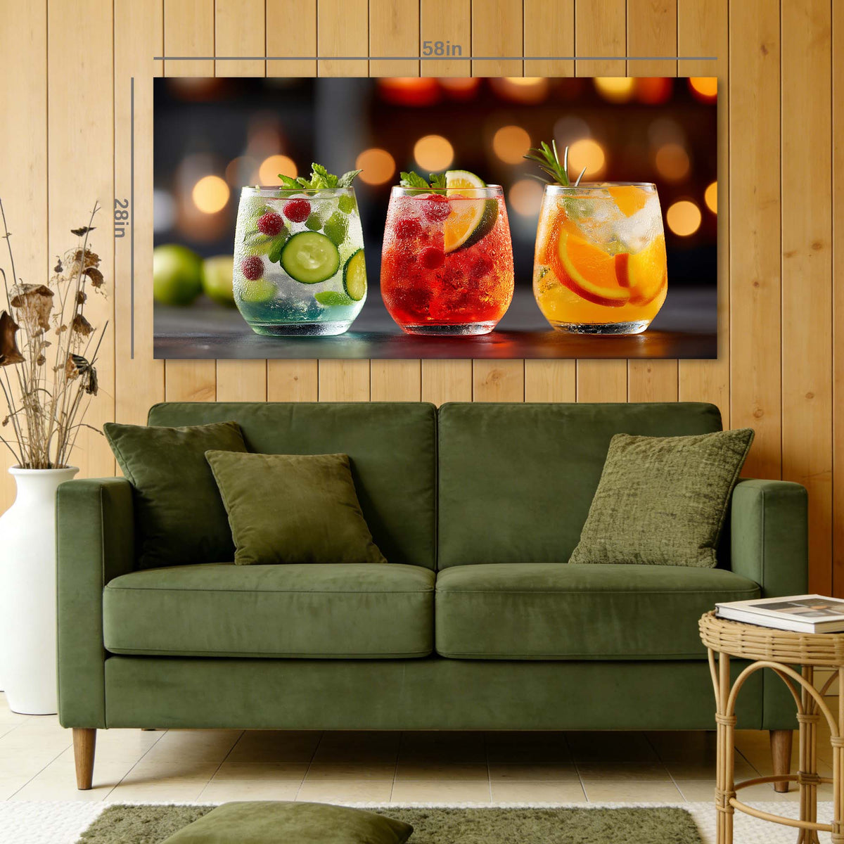 Gold Pretty Floral Canvas Wall Art for Living Room Prints Artwork Bedroom Office Decor