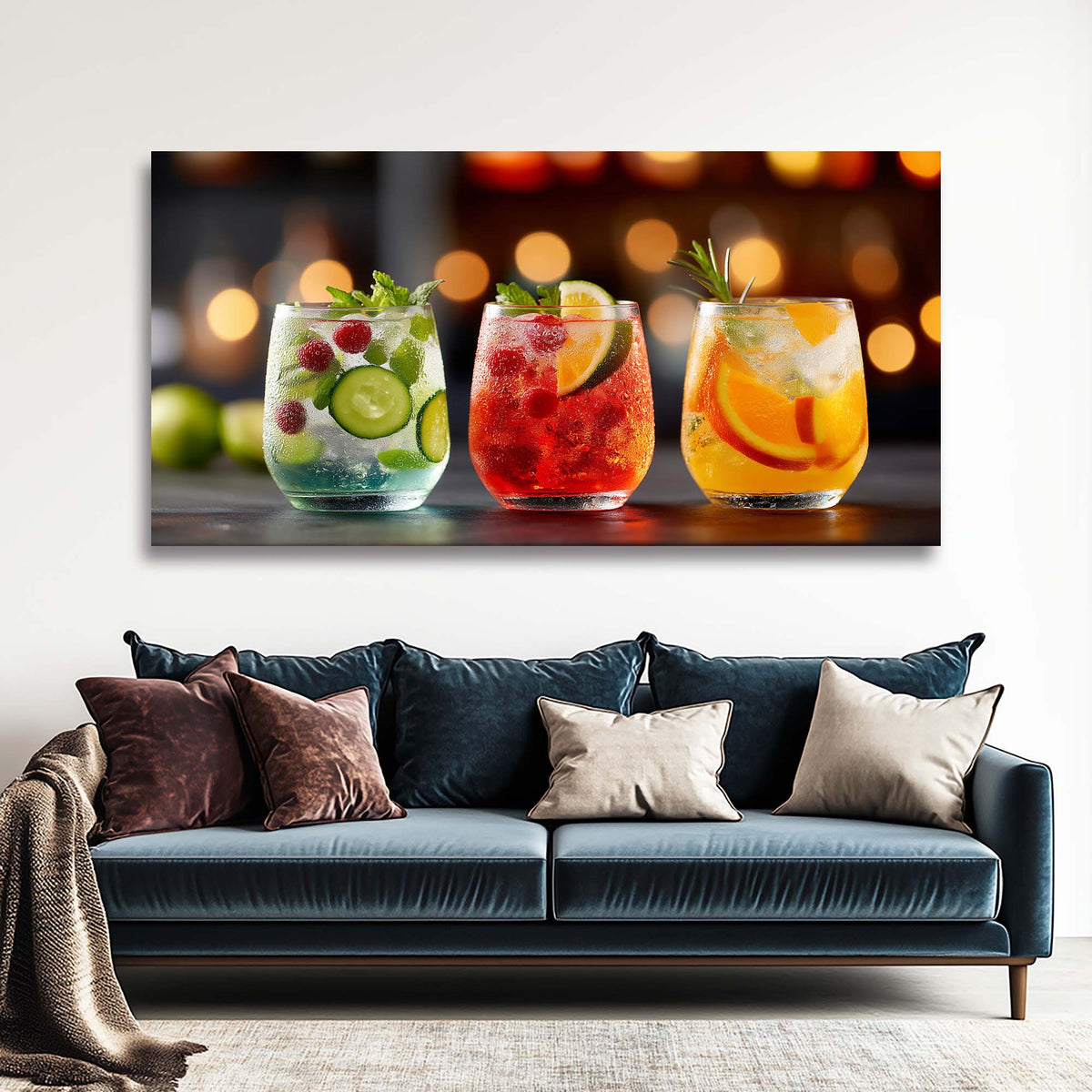 Gold Pretty Floral Canvas Wall Art for Living Room Prints Artwork Bedroom Office Decor