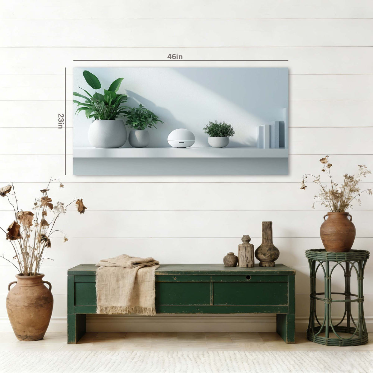 Green Wildlife Nature Canvas Wall Art for Living Room Prints Artwork Bedroom Office Decor