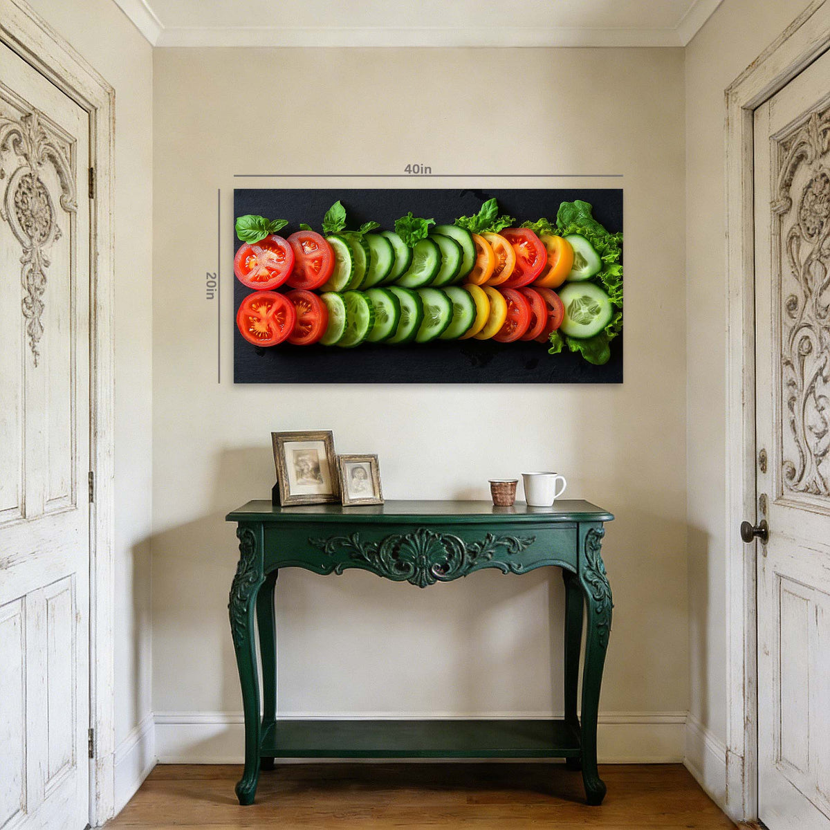 Orange Nature Wall Art for Living Room Canvas Painting Prints Art Deco Artwork Office Bedroom Decor