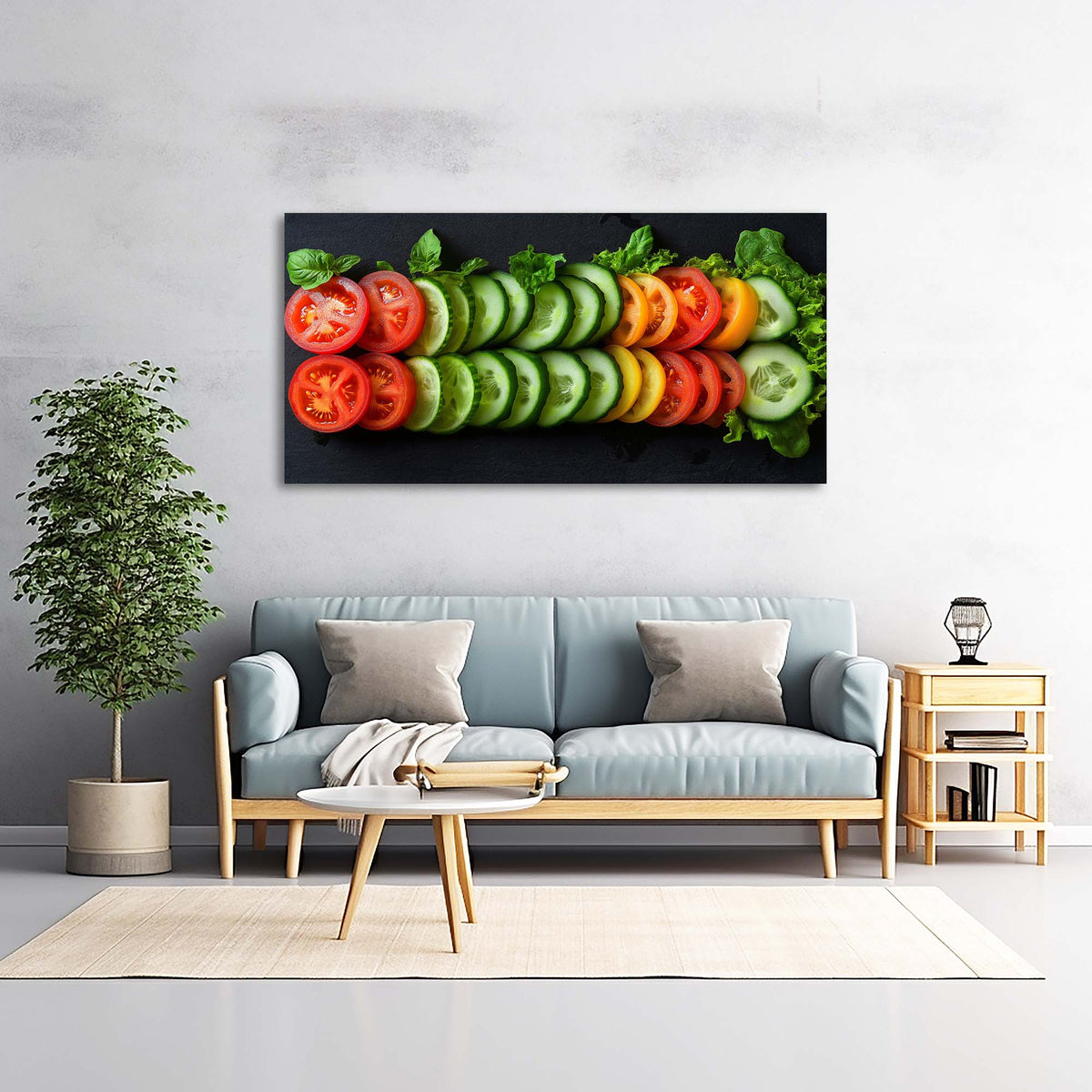 Orange Nature Wall Art for Living Room Canvas Painting Prints Art Deco Artwork Office Bedroom Decor