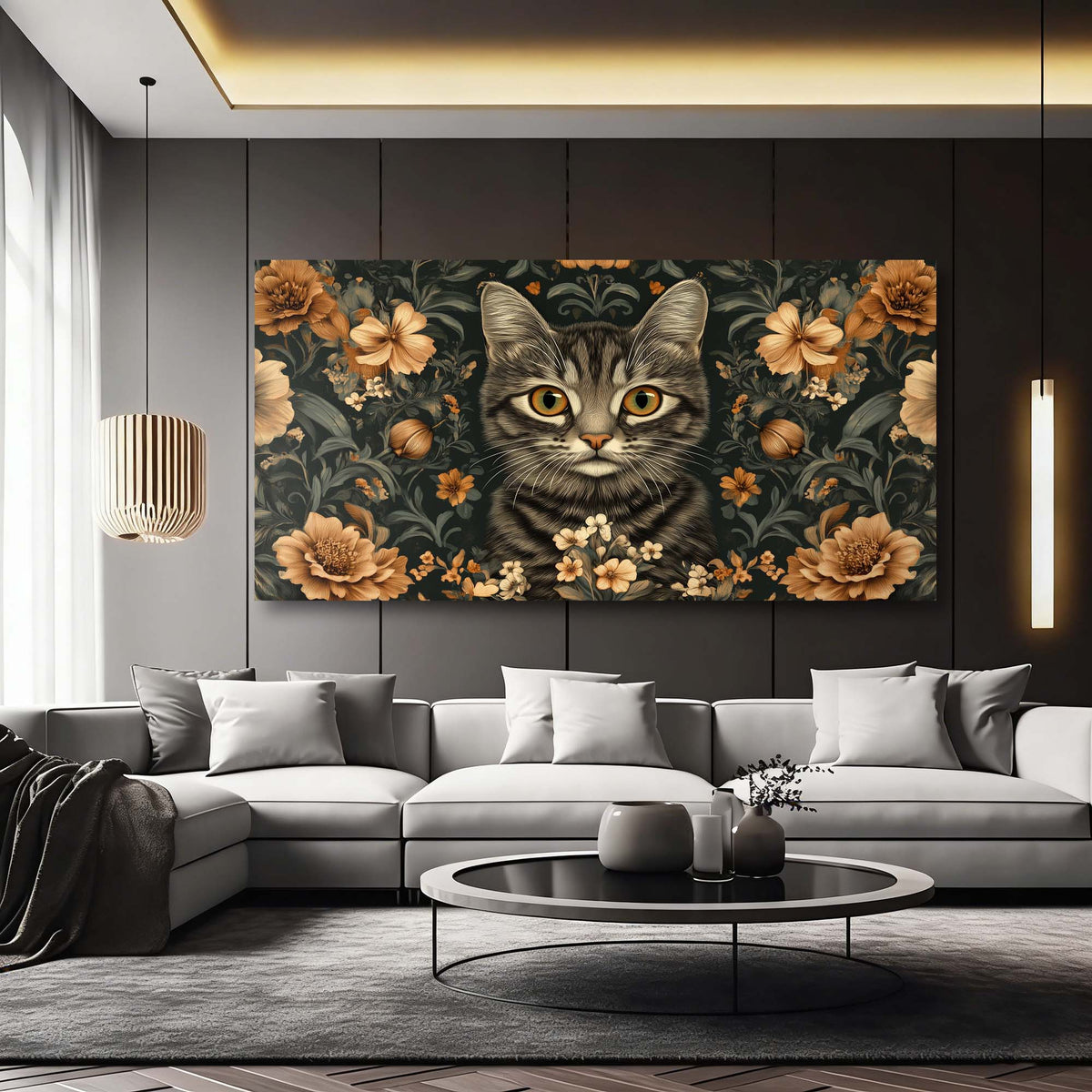 Red Floral Floral Wall Art Art Deco Painting Prints Canvas Artwork Living Room Family Bedroom Office Decor
