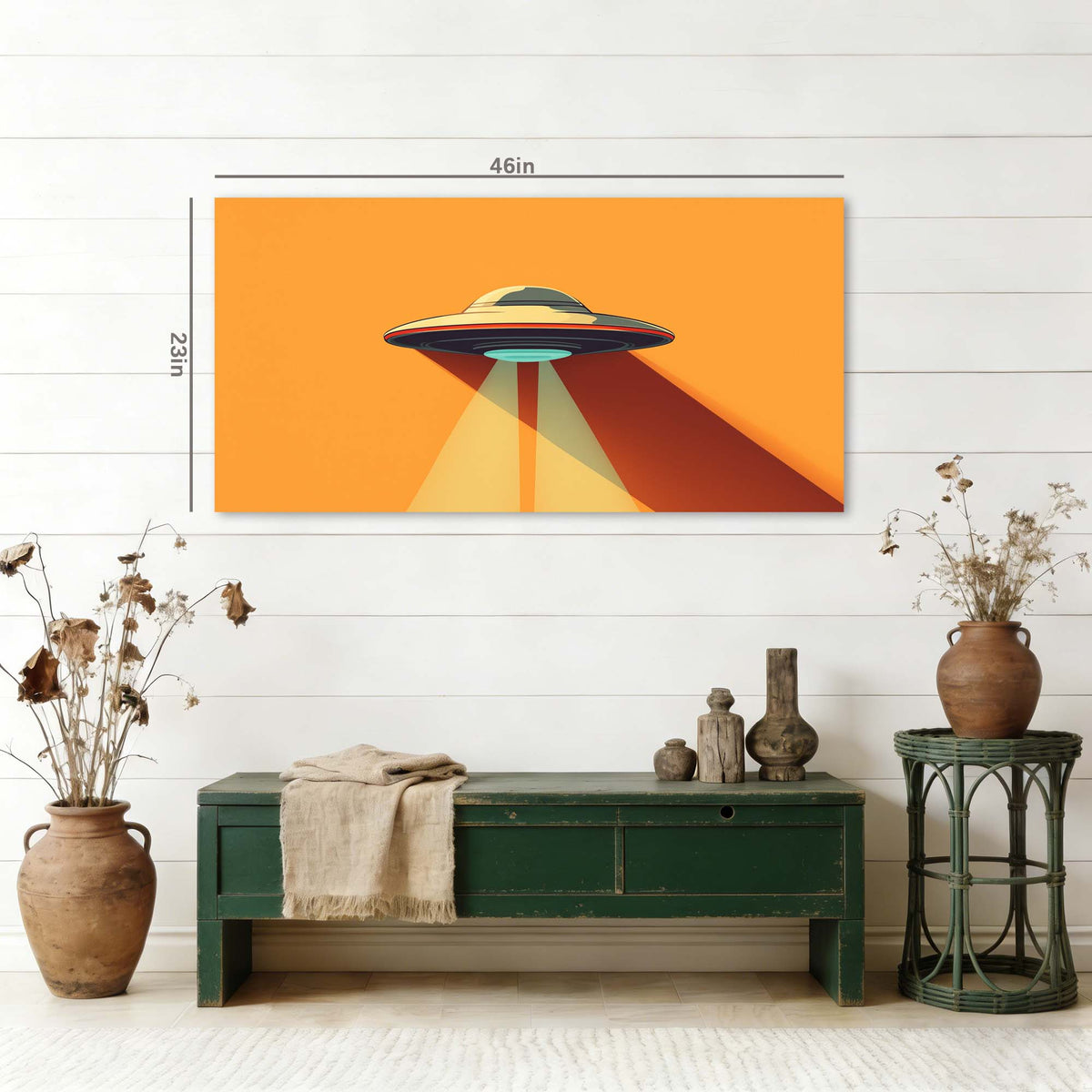 Red Science Fiction Wall Art Paintings Print Canvas Painting Prints Modern Artwork Office Living Room Over the Couch Bedroom Decor