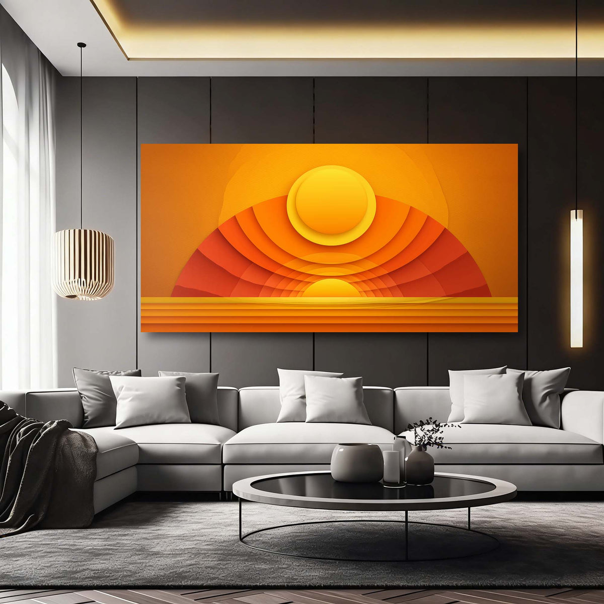 Gold Abstract Abstract Wall Art Modern Canvas Painting Prints Artwork Office Hallway Bedroom Living Room Decor