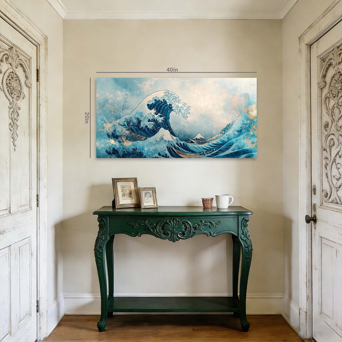 White Oriental Nature Wall Art Modern Canvas Painting Prints Artwork Office Hallway Bedroom Living Room Decor