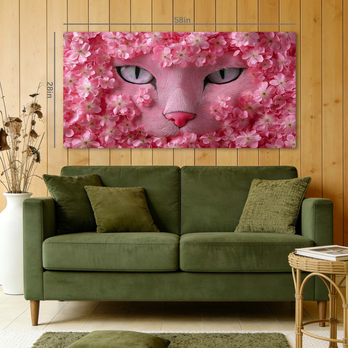 White Floral Wall Art Paintings Print Canvas Painting Prints Modern Artwork Office Living Room Over the Couch Bedroom Decor