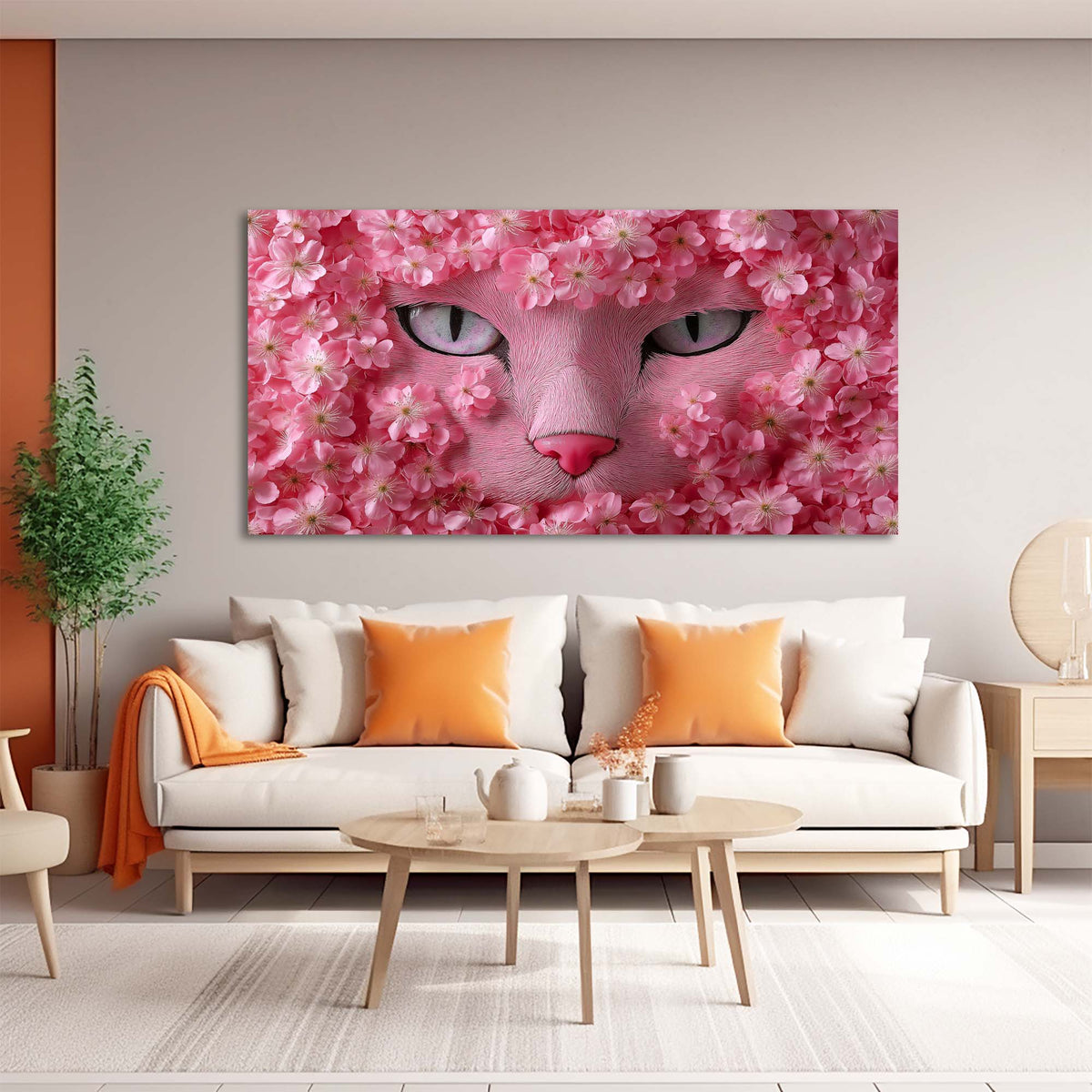 White Floral Wall Art Paintings Print Canvas Painting Prints Modern Artwork Office Living Room Over the Couch Bedroom Decor