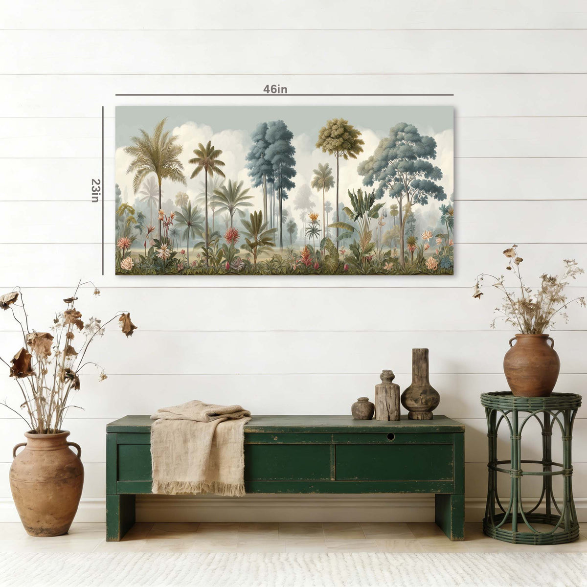 Off-White Nature Wall Art for Living Room Canvas Painting Prints Art Deco Artwork Office Bedroom Decor