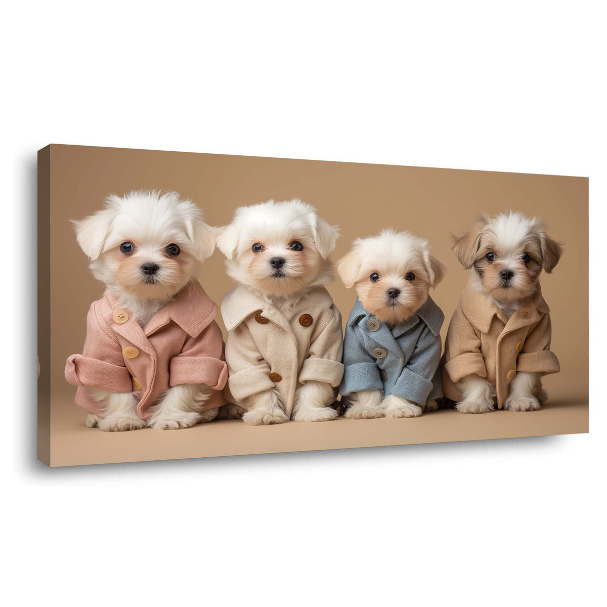Sky Blue Pretty Animals Wall Art Modern Canvas Painting Prints Artwork Office Hallway Bedroom Living Room Decor