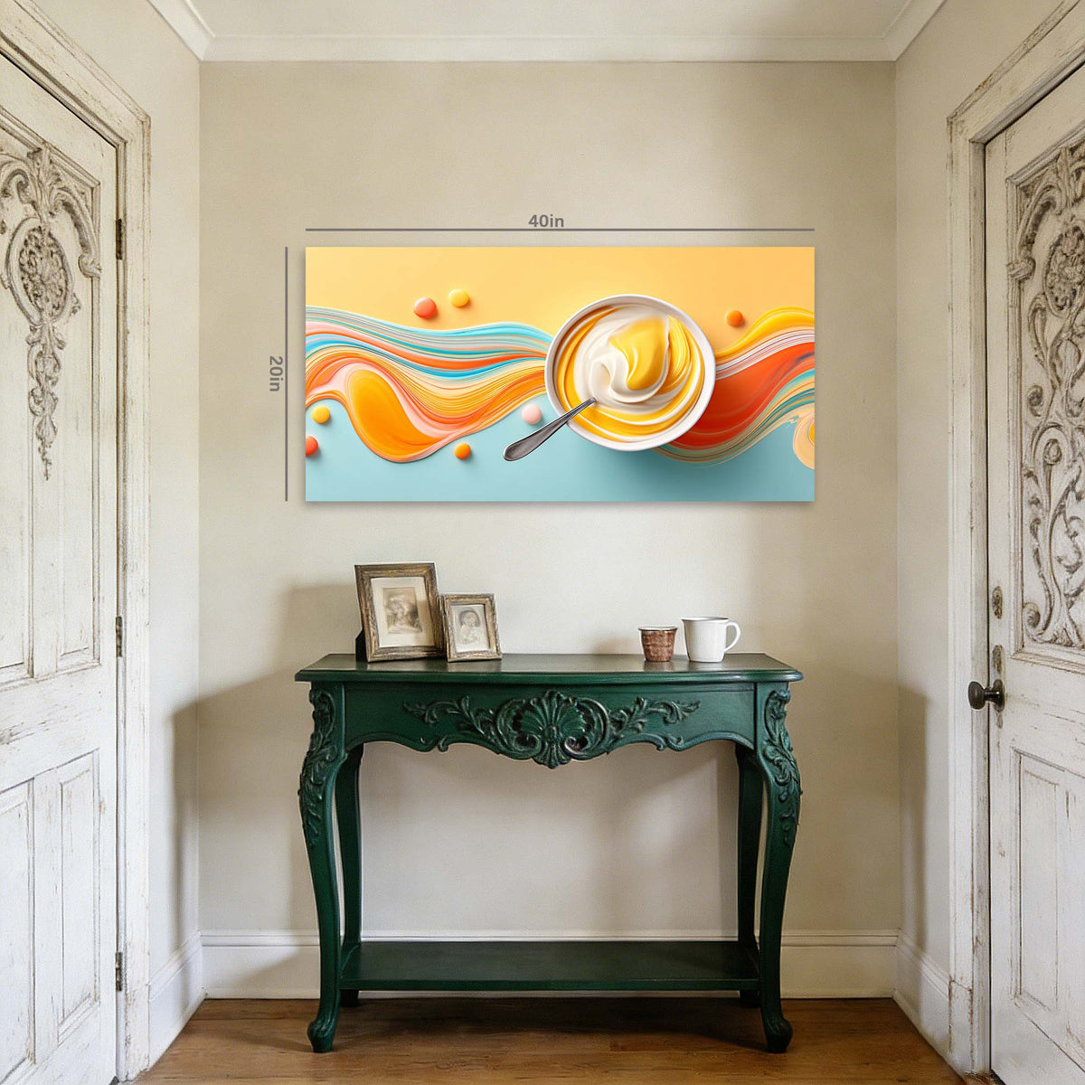 White Pretty Abstract Wall Art Canvas Painting Prints Artwor Office Bedroom Living Room Decor