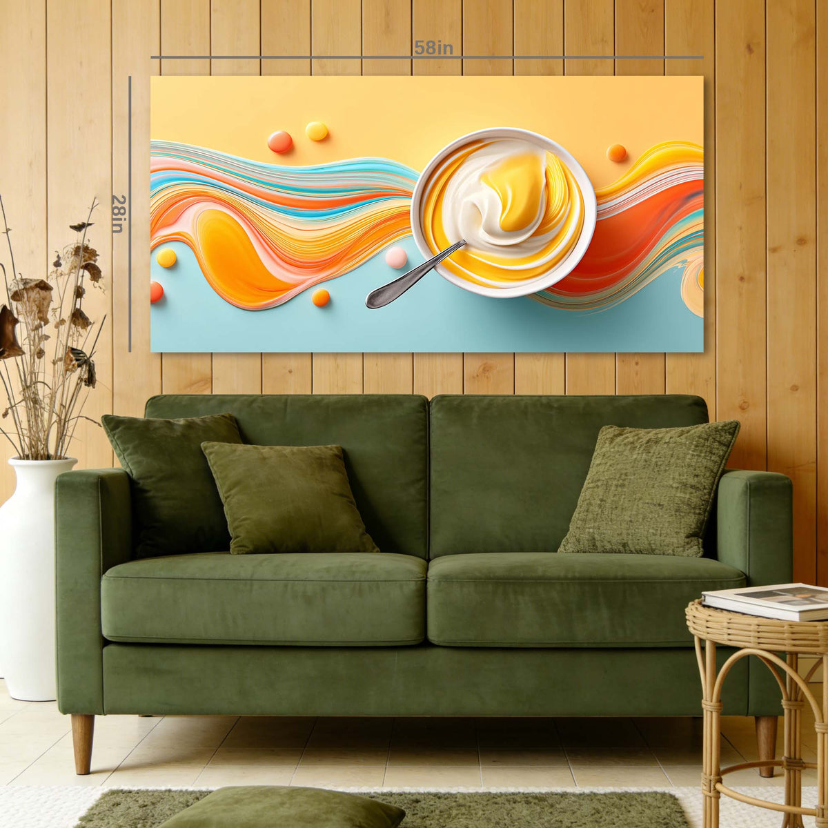 White Pretty Abstract Wall Art Canvas Painting Prints Artwor Office Bedroom Living Room Decor