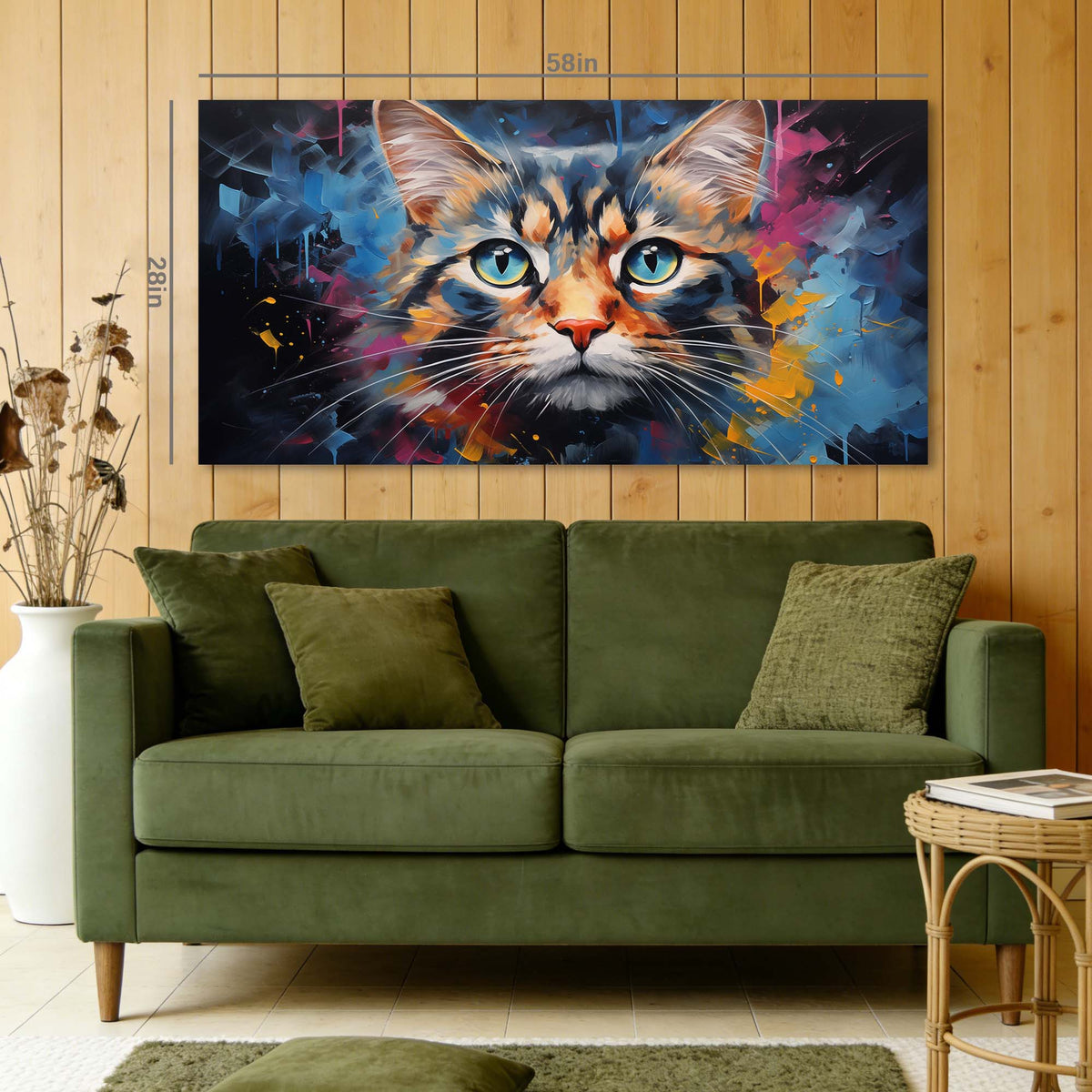 White Animals Wall Art Paintings Print Canvas Painting Prints Modern Artwork Office Living Room Over the Couch Bedroom Decor