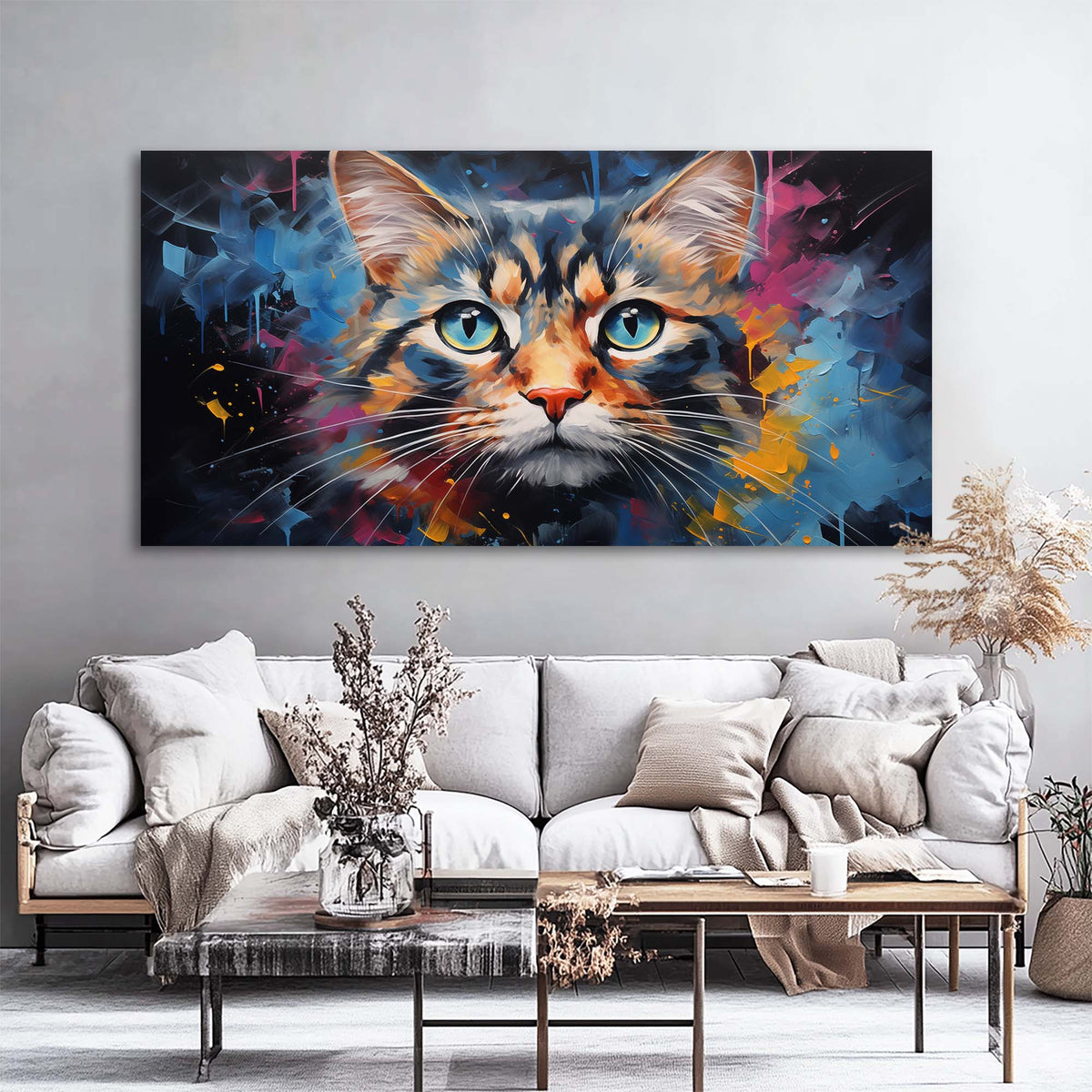 White Animals Wall Art Paintings Print Canvas Painting Prints Modern Artwork Office Living Room Over the Couch Bedroom Decor