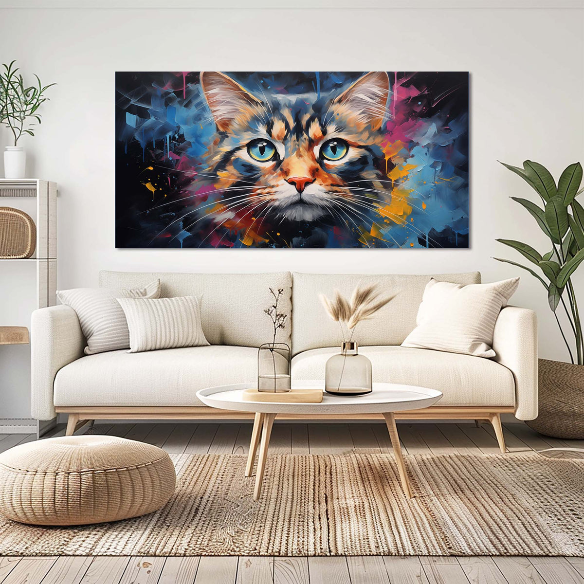 White Animals Wall Art Paintings Print Canvas Painting Prints Modern Artwork Office Living Room Over the Couch Bedroom Decor