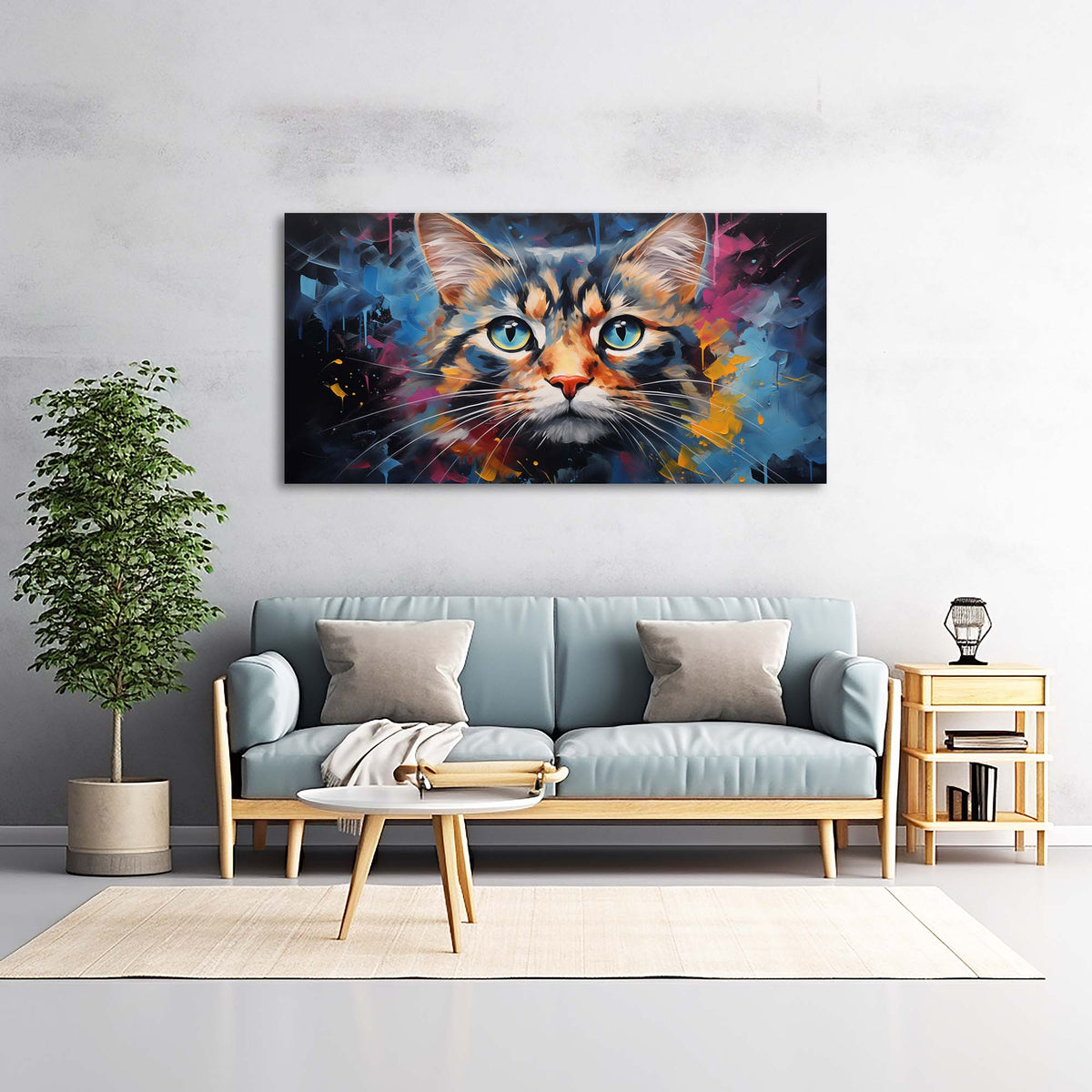 White Animals Wall Art Paintings Print Canvas Painting Prints Modern Artwork Office Living Room Over the Couch Bedroom Decor