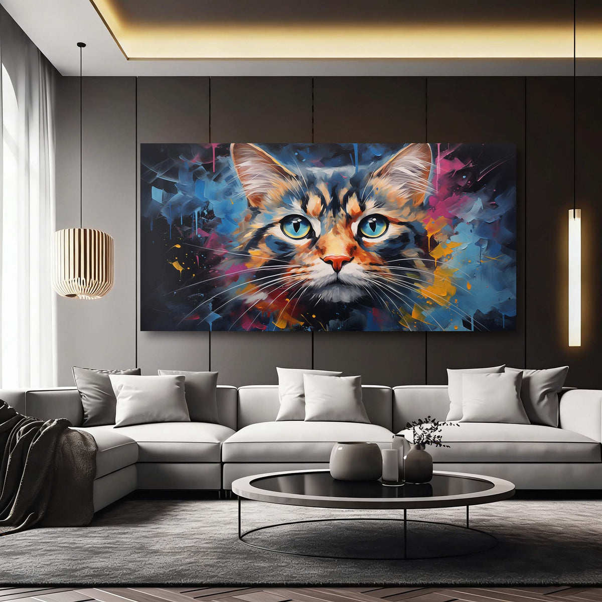 White Animals Wall Art Paintings Print Canvas Painting Prints Modern Artwork Office Living Room Over the Couch Bedroom Decor