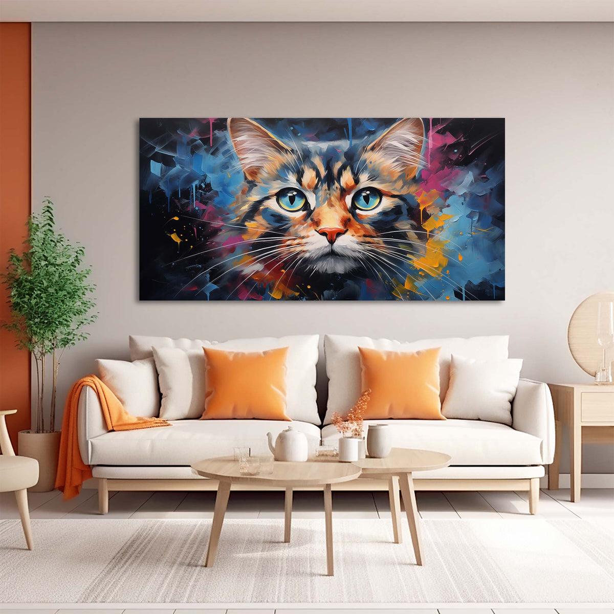 White Animals Wall Art Paintings Print Canvas Painting Prints Modern Artwork Office Living Room Over the Couch Bedroom Decor